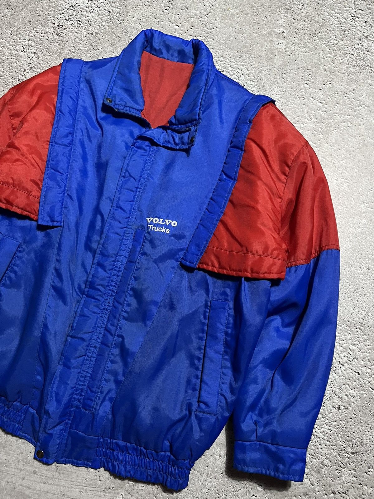 Vintage Vintage 90s Volvo Trucks Racing Jacket / Vest Size US XL / EU 56 / 4 - 2 Thumbnail