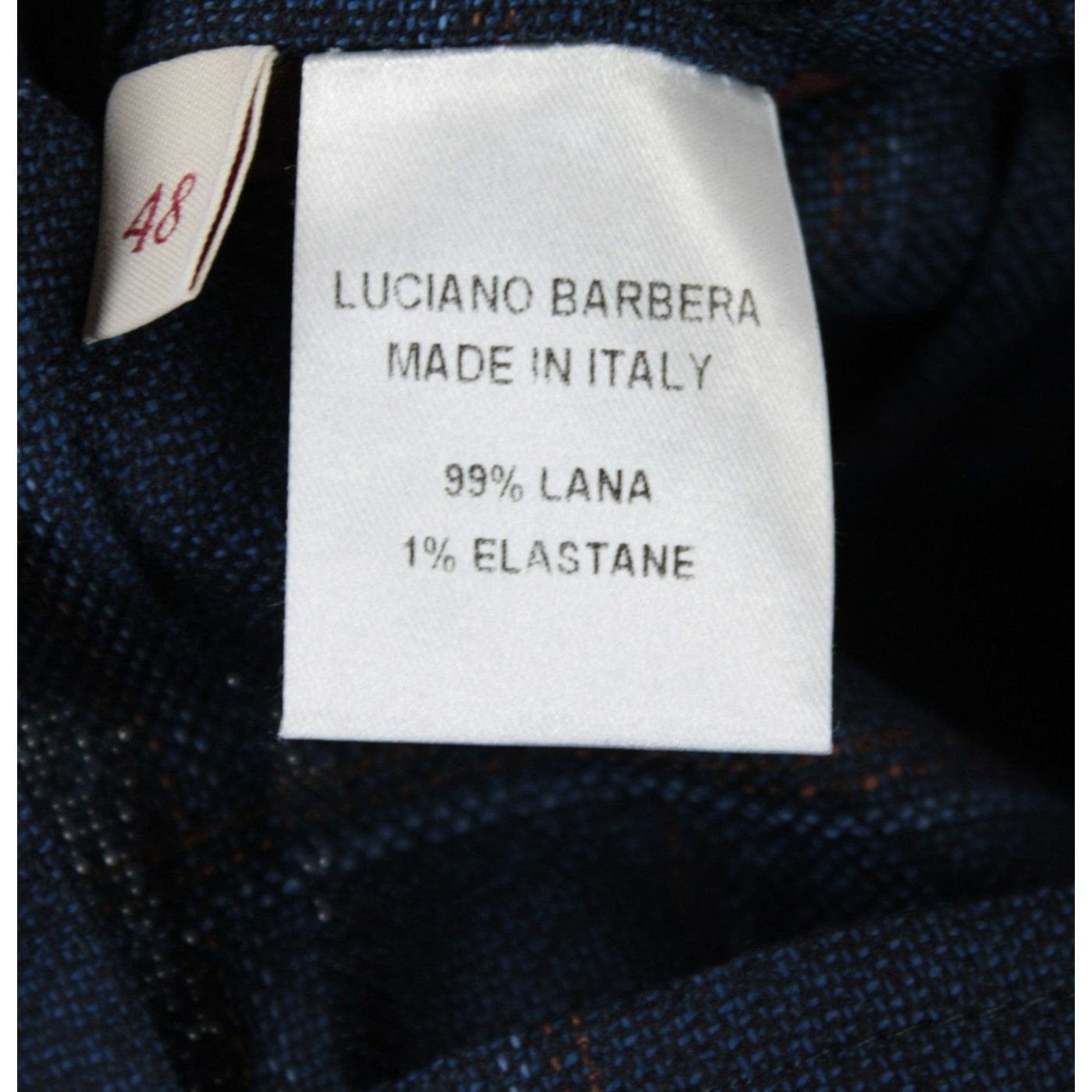 Luciano Barbera Luciano Barbera Sport Coat Size 38 US in Blue Size 38R - 9 Thumbnail