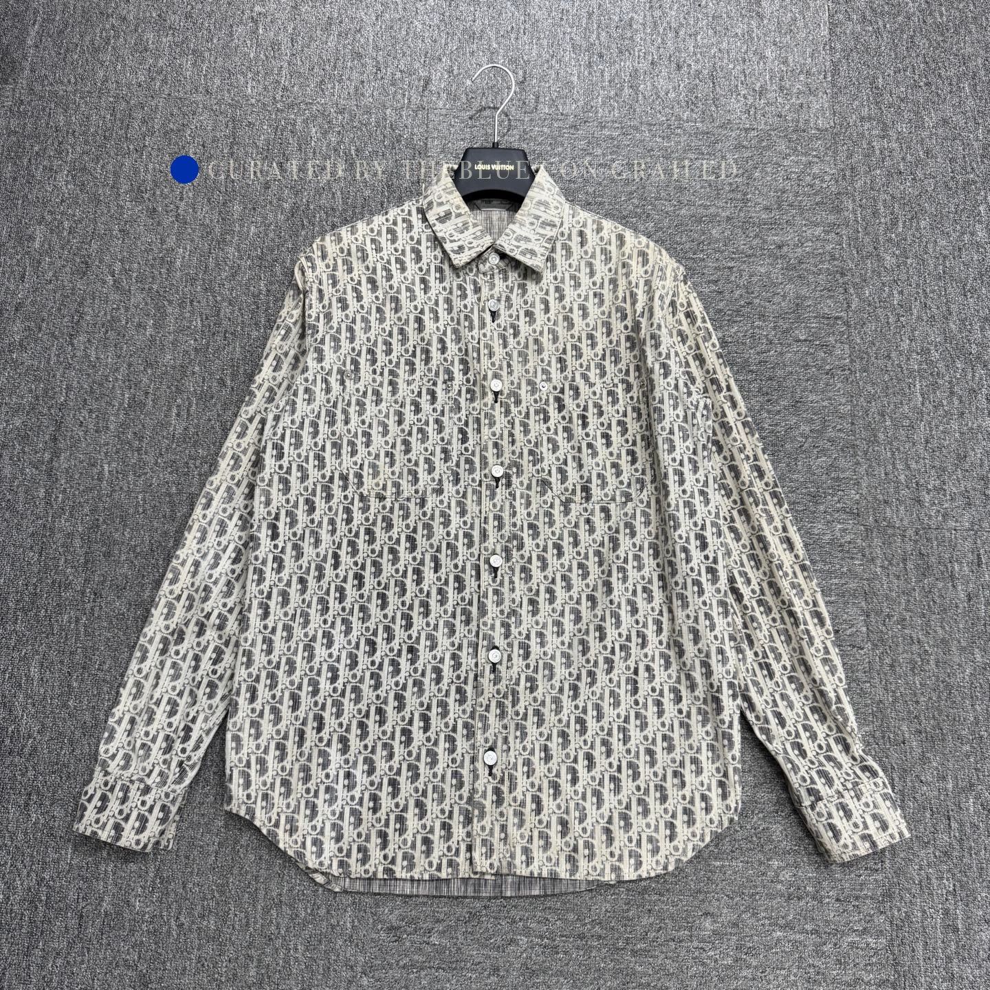 Dior All-over Print Denim Shirt in Multi Size US XS / EU 42 / 0 - 1 Thumbnail