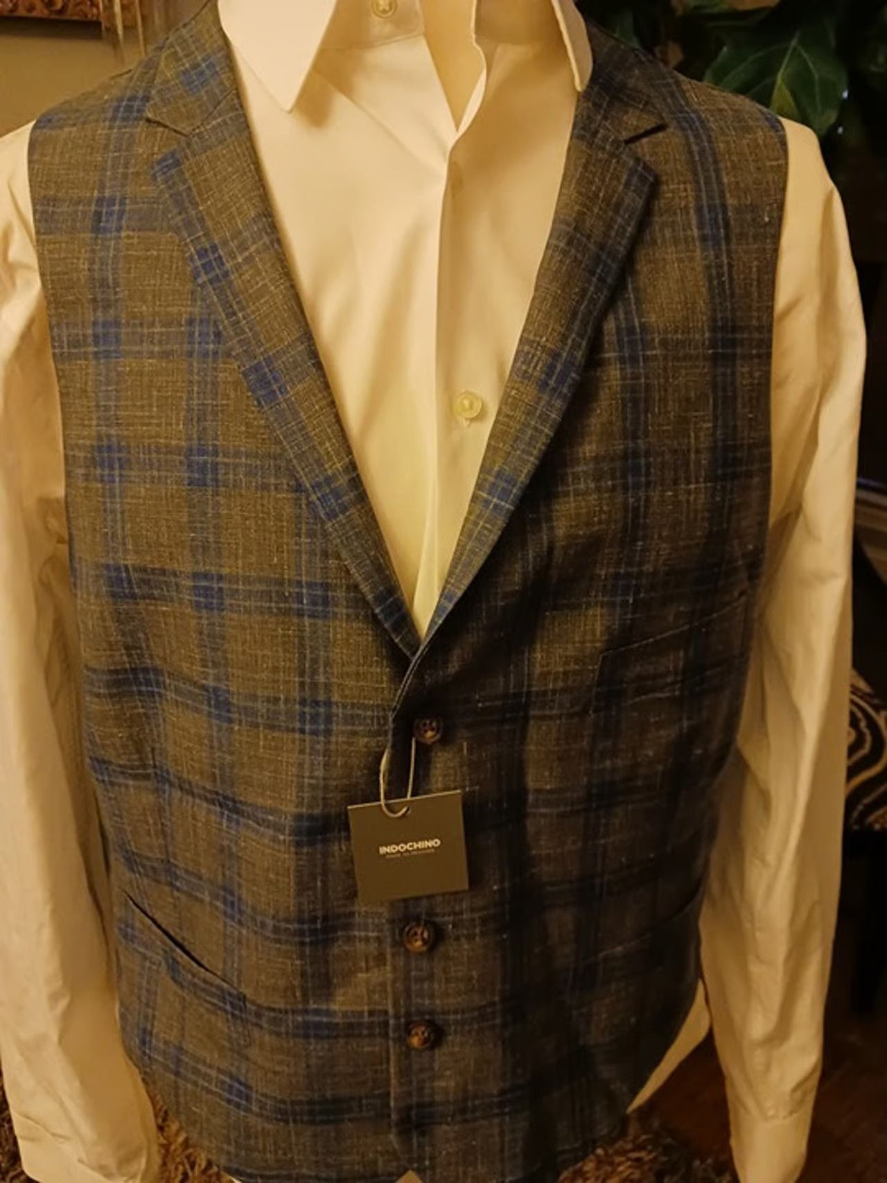 Indochino Indochino 100% Wool Pinstripe Slim Fit 2 button Suit Size 40R - 5 Thumbnail