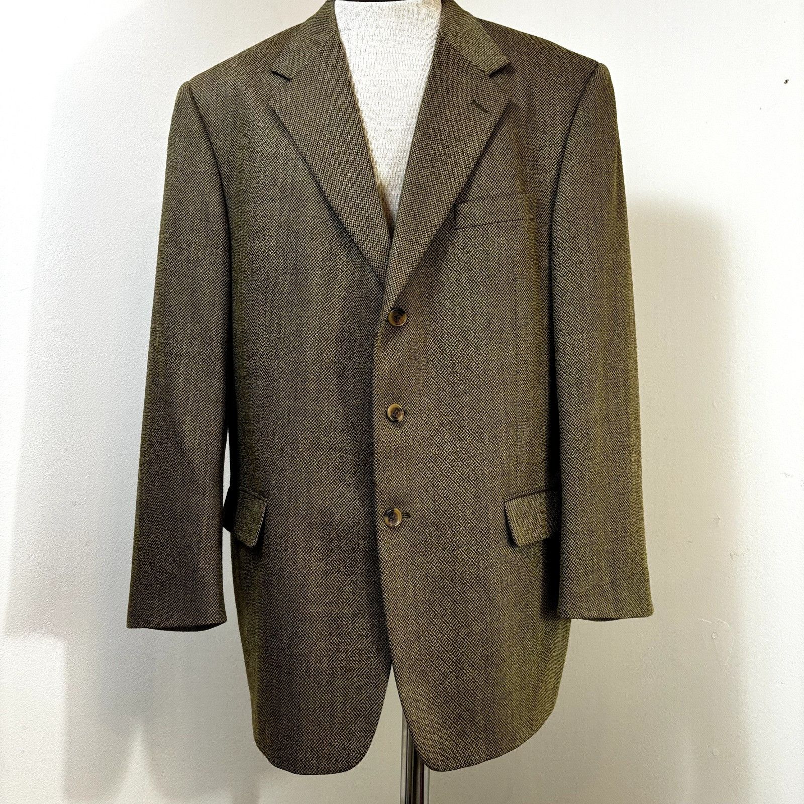 Tallia Tallia Uomo For Nordstrom Men's Sport Coat Blazer 46L Wool T Size 46L - 1 Thumbnail