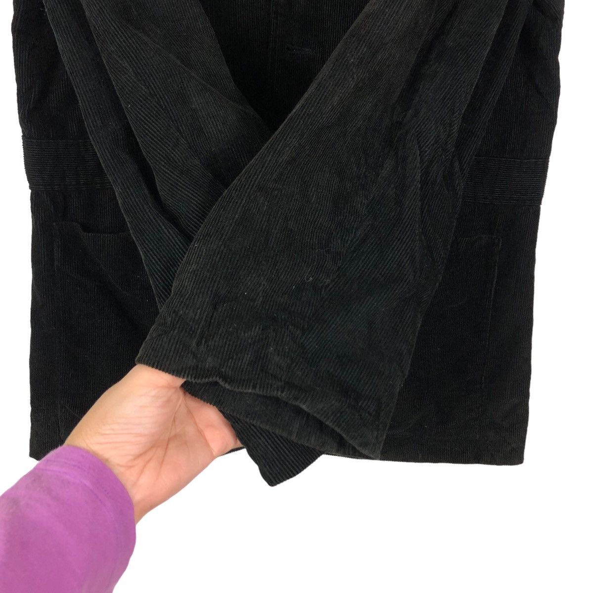 agnes b. 🔥Vintage Chore Jacket Rich Black Agnes. B France Size US M / EU 48-50 / 2 - 15 Thumbnail