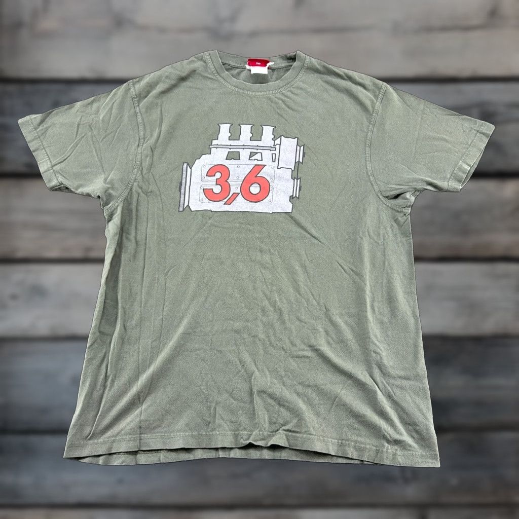 Vintage VINTAGE Engine Shirt Mens XL Green Graphic Inline 6? Cars Motor Enthusiast Y2K Size US XL / EU 56 / 4 - 1 Thumbnail
