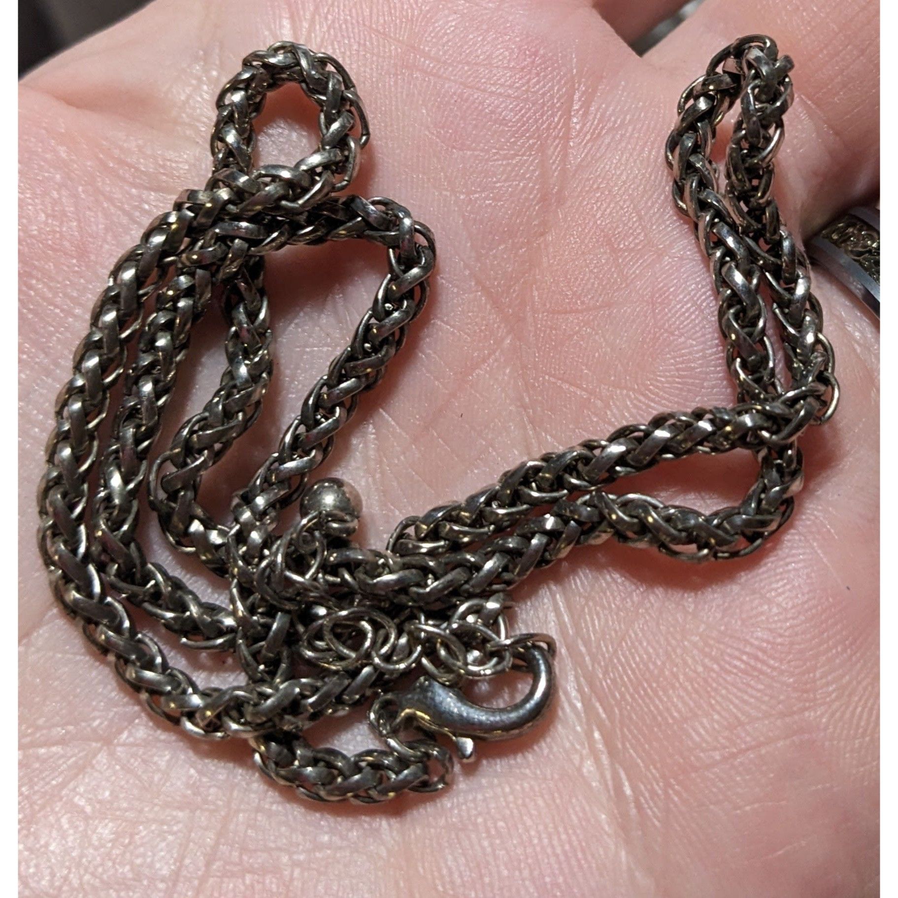 Other Silver Braided Chain Size ONE SIZE - 8 Thumbnail