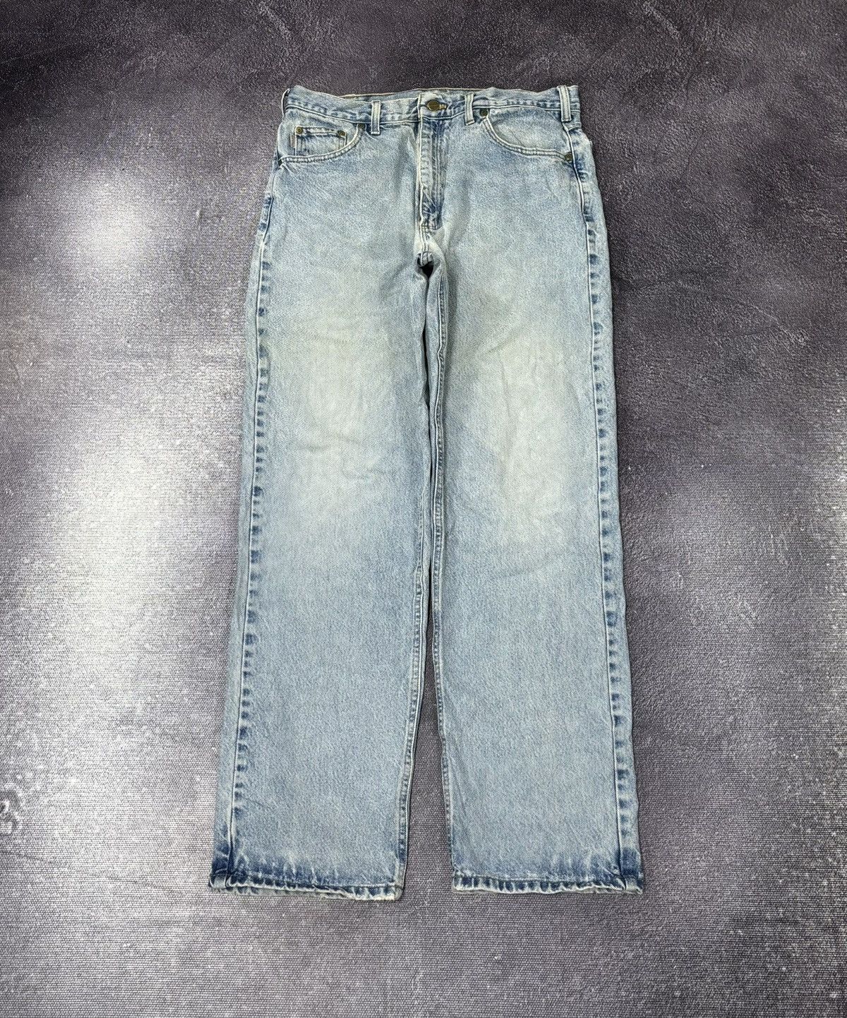 Carhartt Vintage Carhartt USA Straight Fit Light Blue Denim Jeans Size US 36 / EU 52 - 2 Thumbnail
