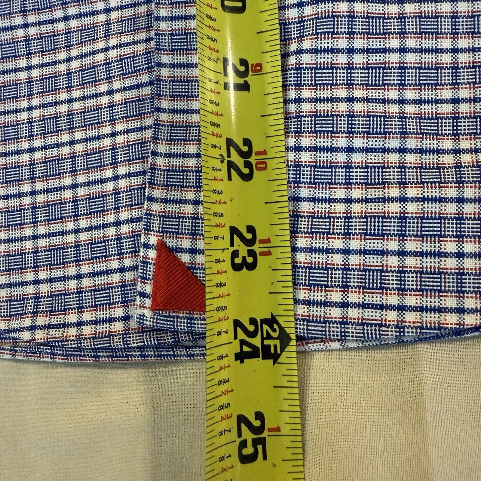 UNTUCKit UNTUCKit Blufled WF Short Sleeve Plaid Mens M Wrinkle Free Size US M / EU 48-50 / 2 - 8 Thumbnail