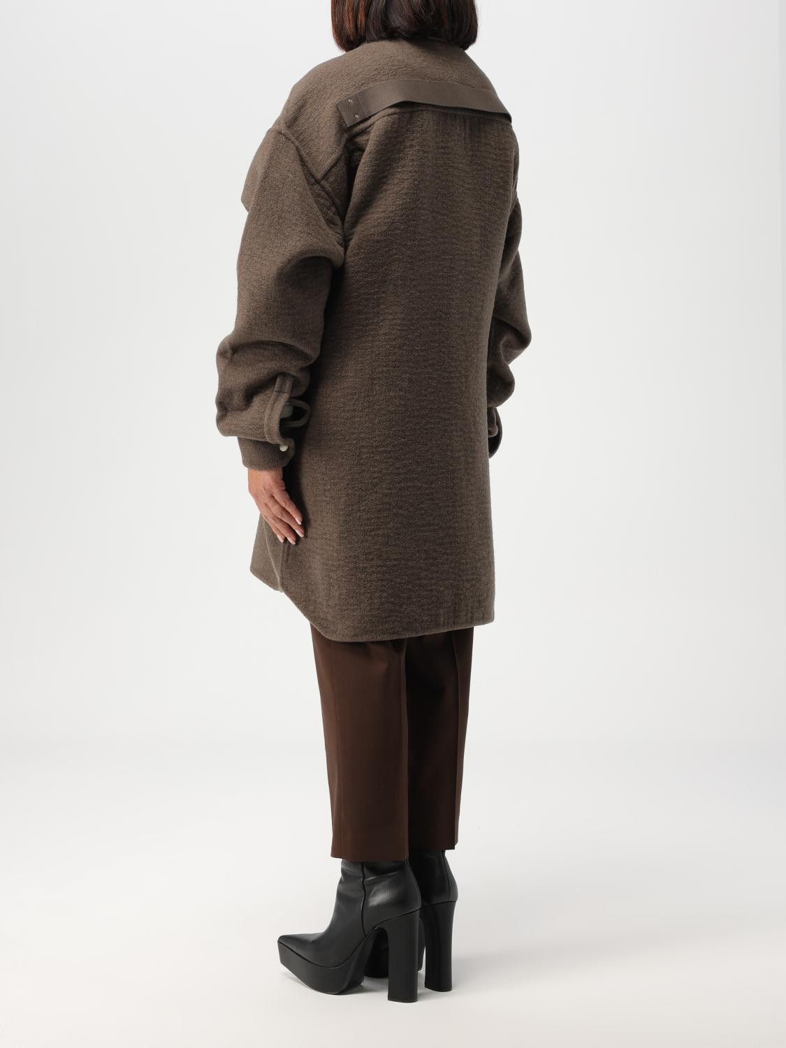 Rick Owens o1y0126 Coat in Brown Size XS / US 0-2 / IT 36-38 - 3 Thumbnail