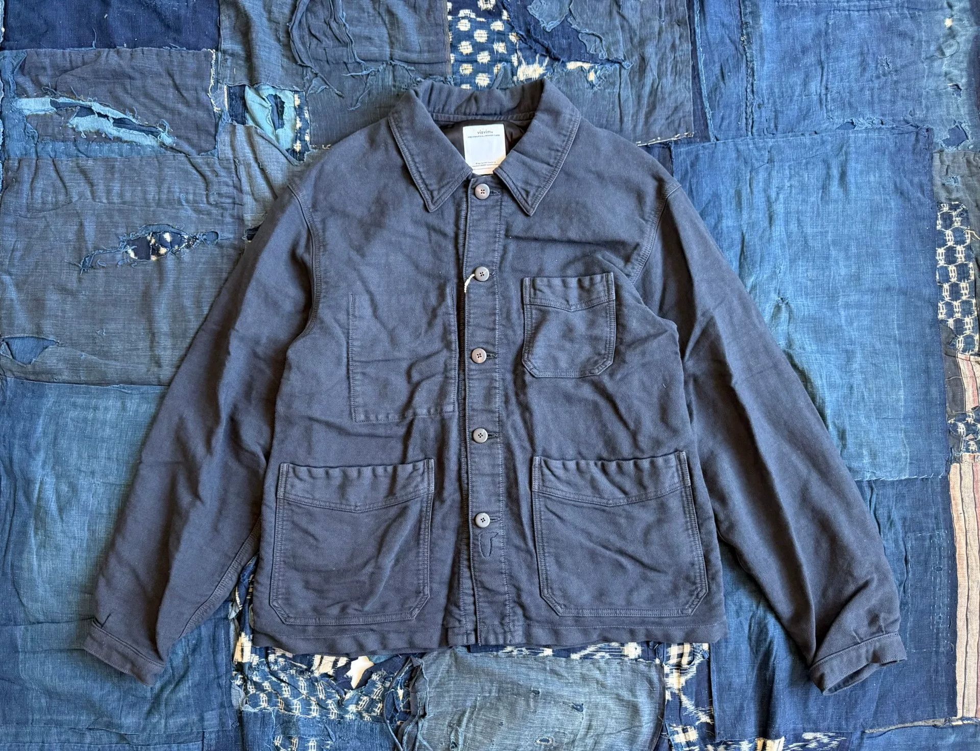 Visvim VISVIM Travail Coverall Moleskin Jacket Size US M / EU 48-50 / 2 - 1 Thumbnail
