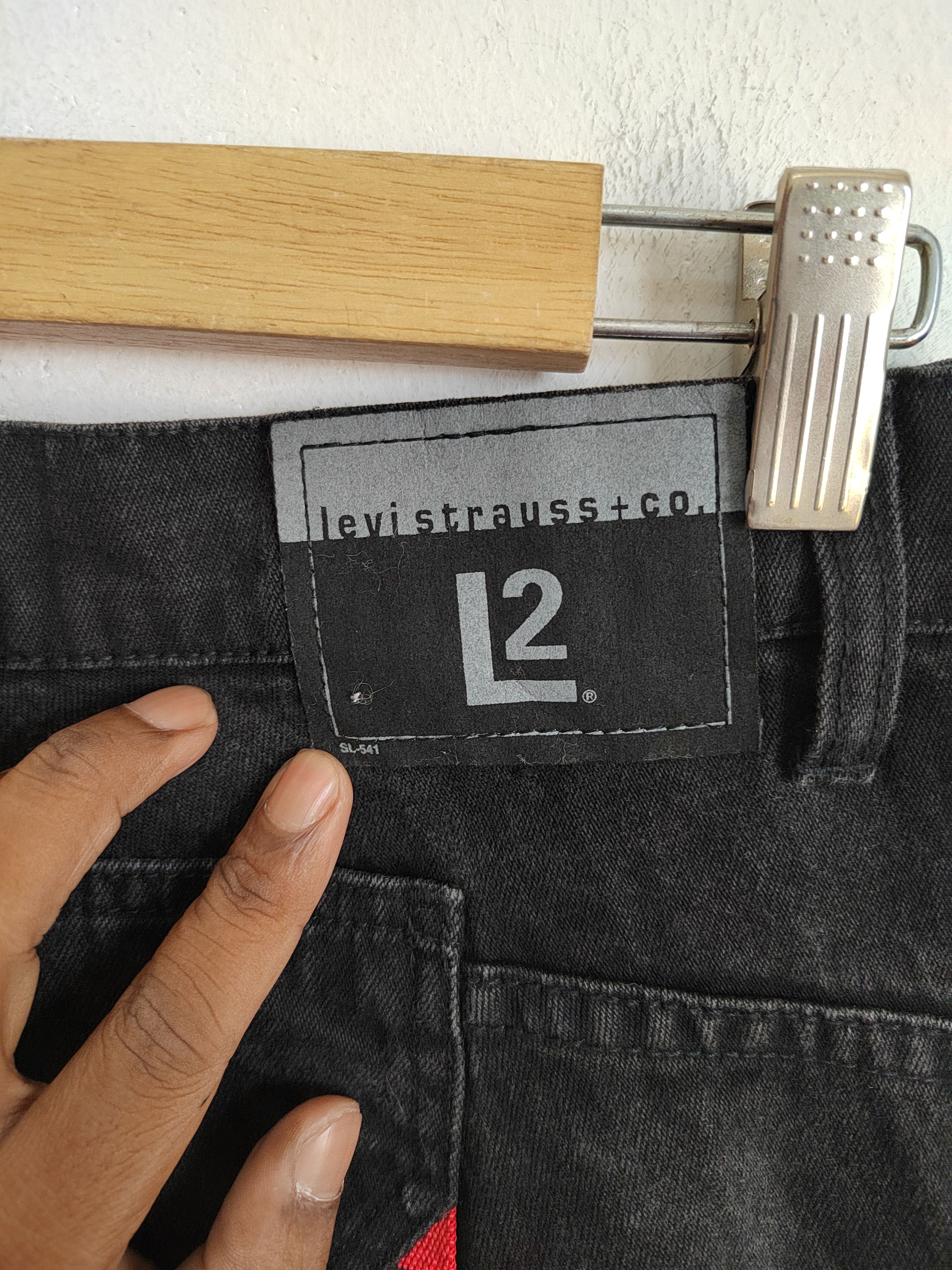 Levi's Vintage Levis L2 Baggy Denim Size US 28 / EU 44 - 4 Thumbnail