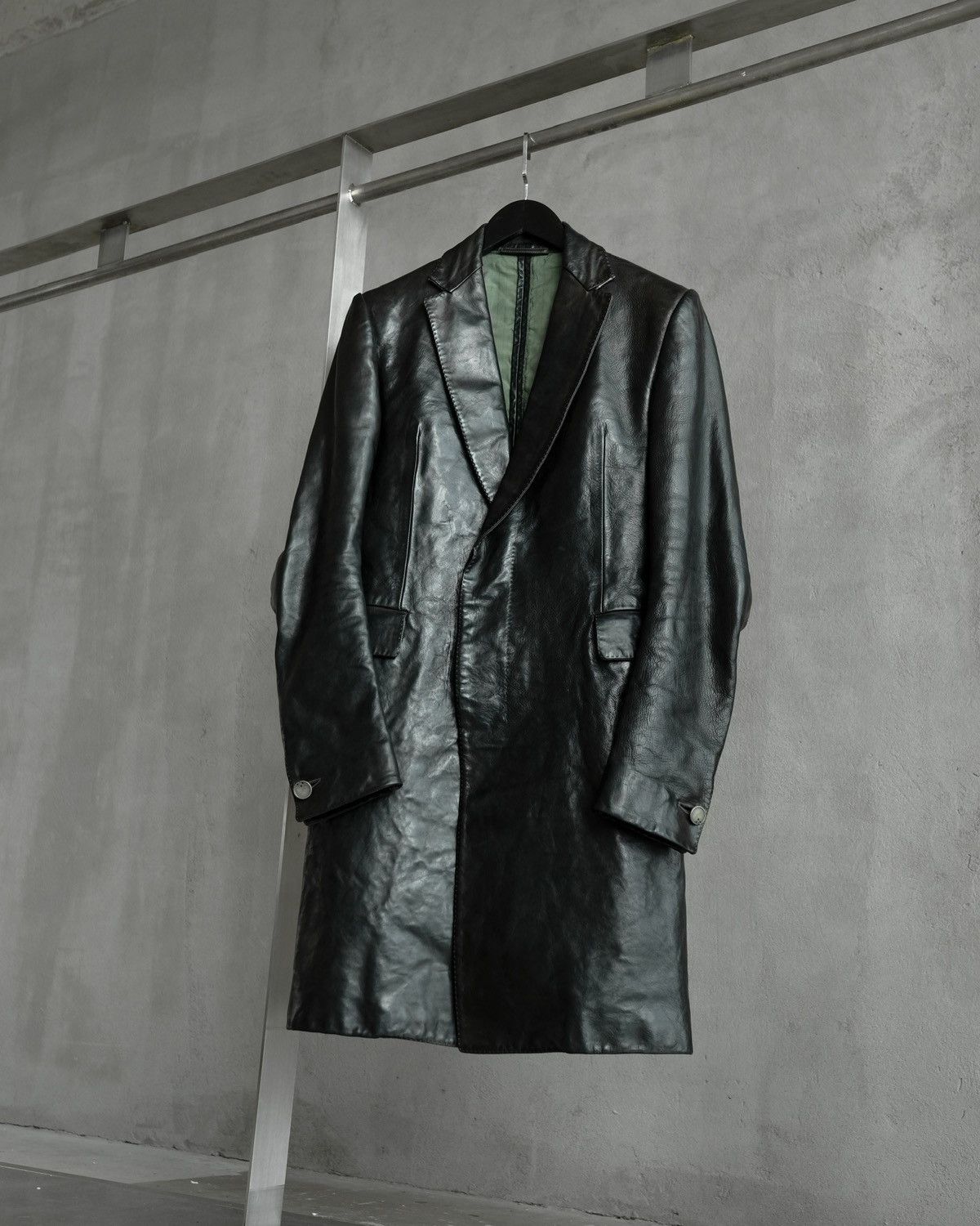Carol Christian Poell Carol Christian Poell Arthrosic ElbowLeather Long Jacket Size US S / EU 44-46 / 1 - 1 Thumbnail