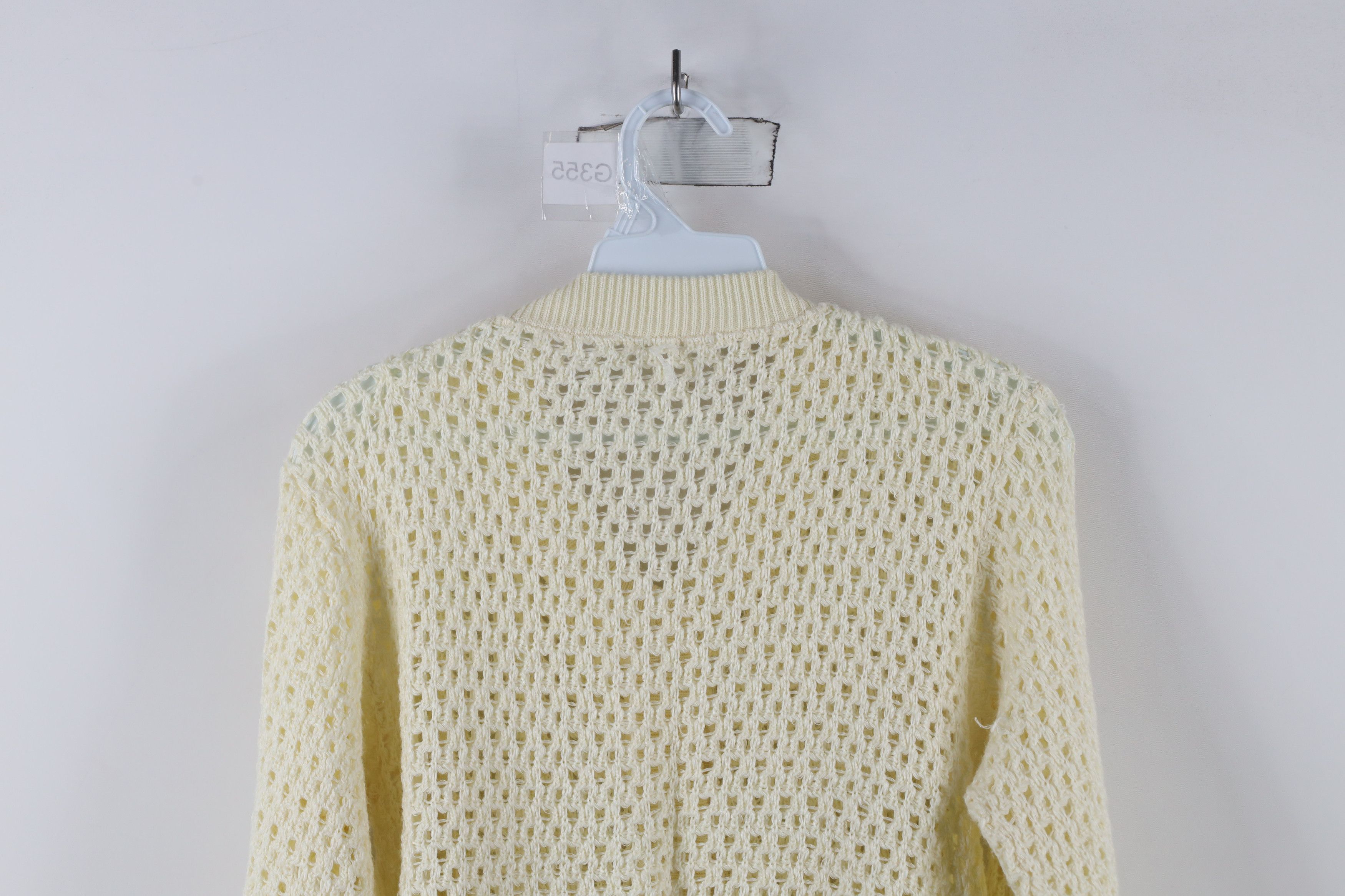 Vintage Vintage 60s 70s Rockabilly Crochet Knit Cardigan Sweater Size S / US 4 / IT 40 - 13 Thumbnail