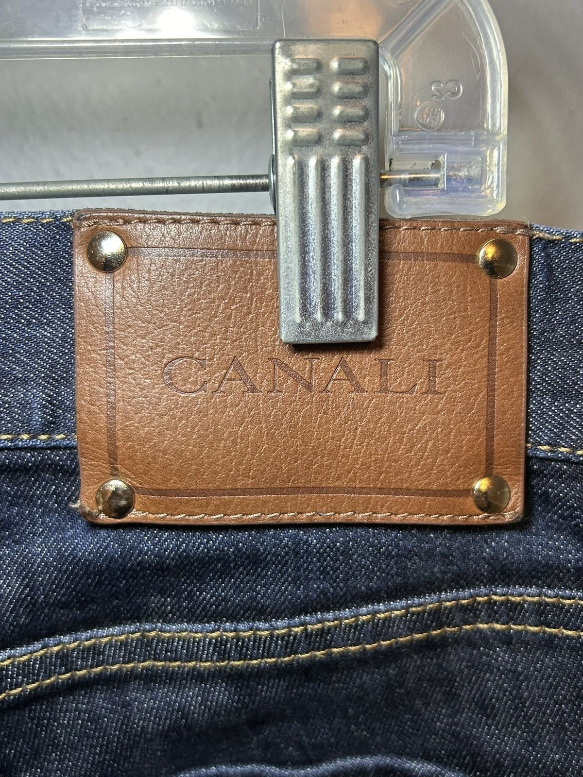 Canali Vintage Canali slim fit raw jeans Size US 32 / EU 48 - 4 Thumbnail