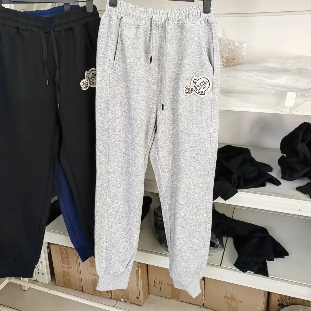 Japanese Brand × Vintage New Versatile Menkou Embroidered Jogger Sweatpants Size US 31 - 1 Thumbnail