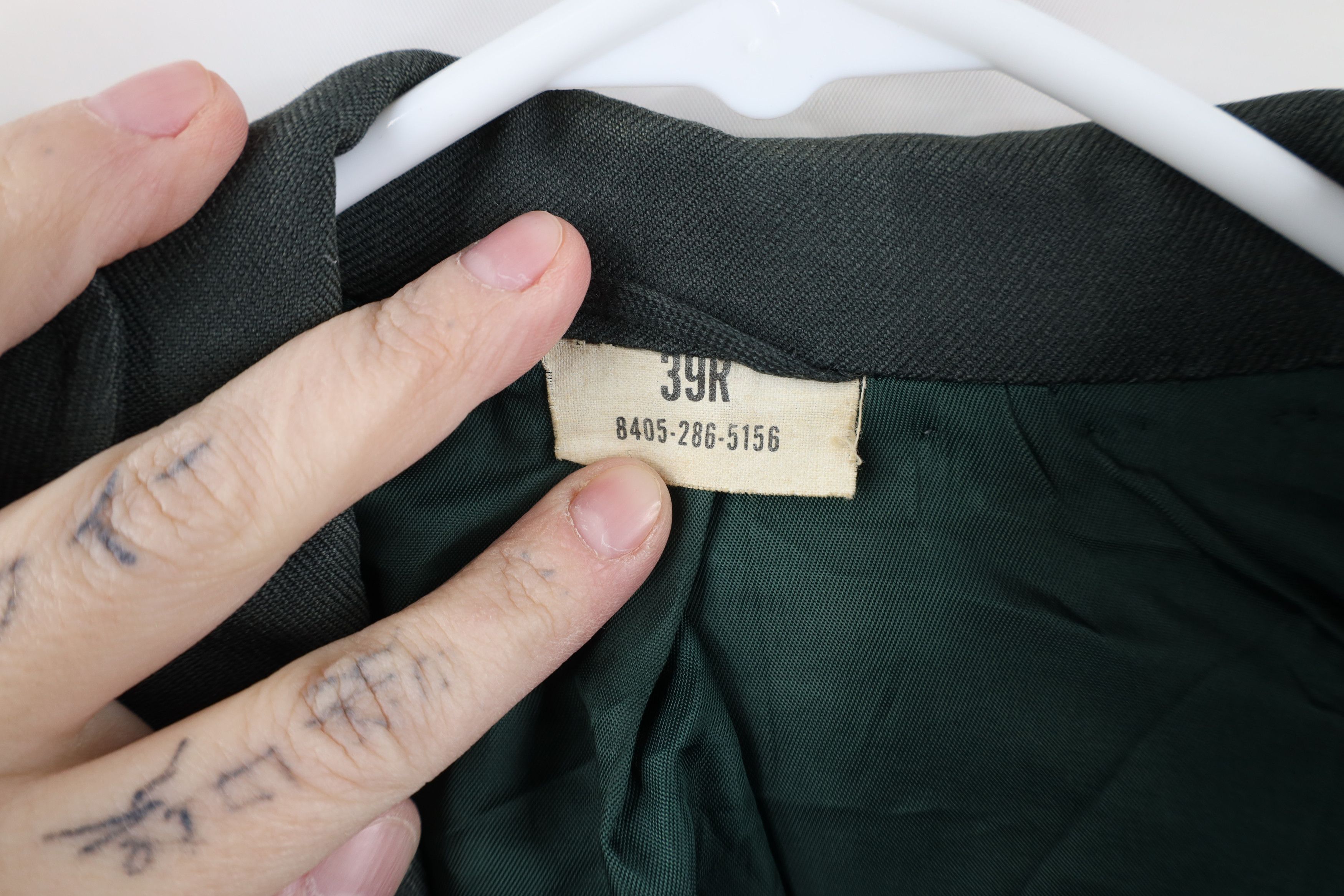 Vintage Vintage 60s Vietnam Era Class 3 Officer Jacket Green USA Size US L / EU 52-54 / 3 - 10 Thumbnail