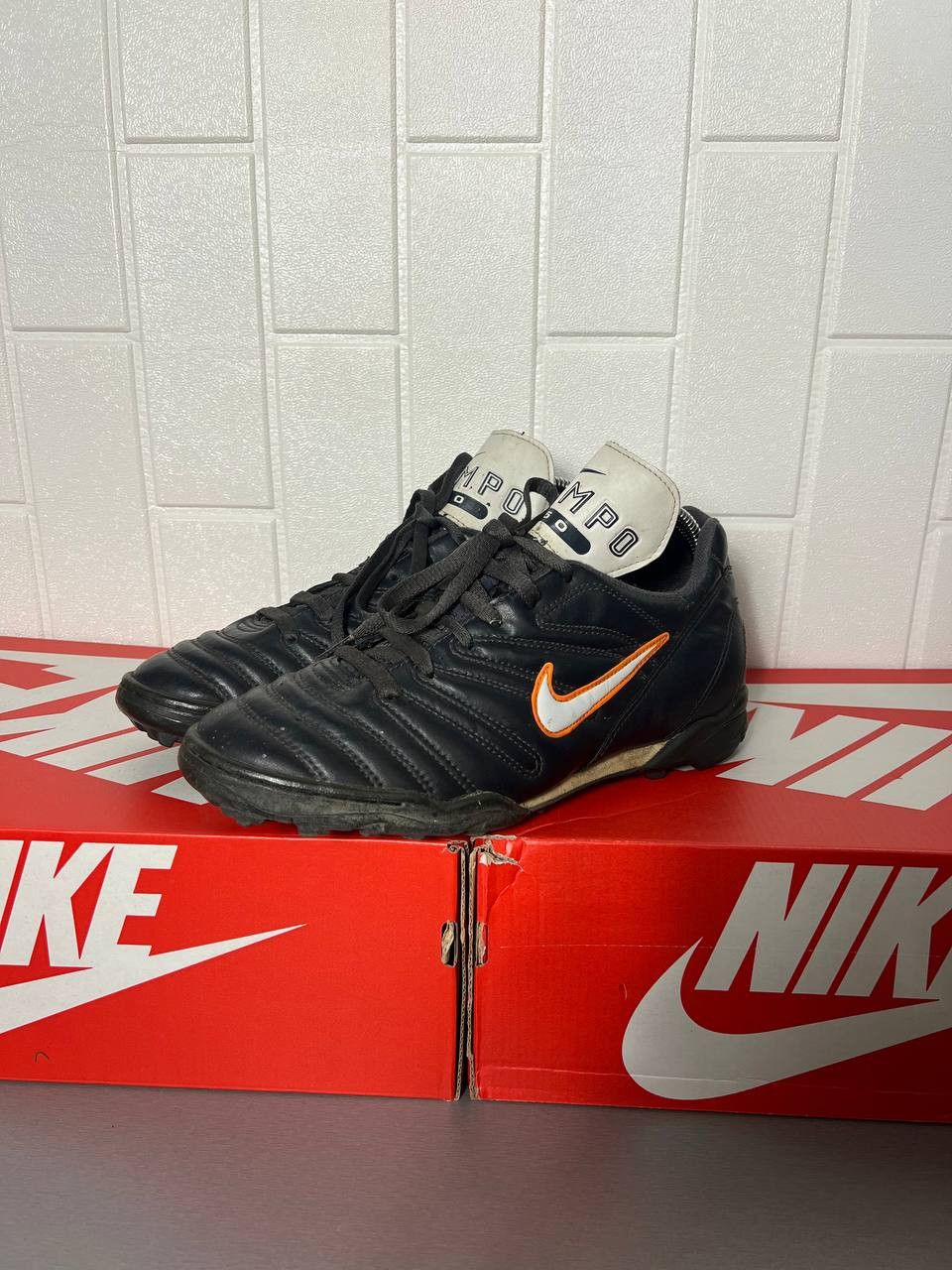 Nike VINTAGE NIKE TIEMPO 650 RETRO BOOTS SOCCER JERSEY Y2K 90s Size US 9 / EU 42 - 3 Thumbnail