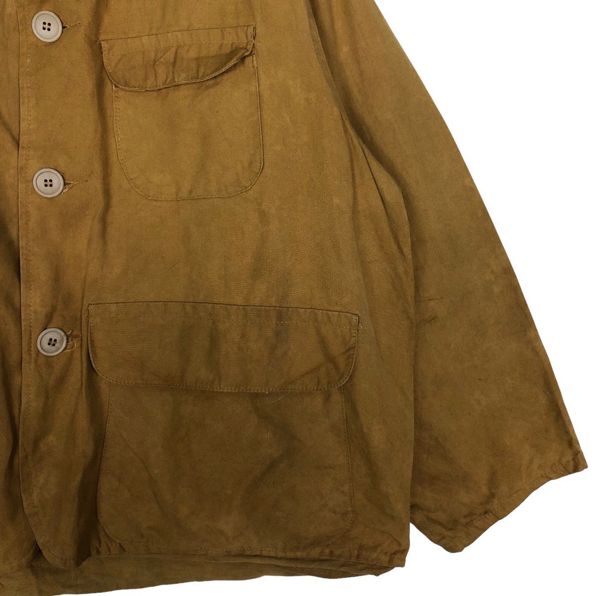 Japanese Brand 🔥Vtg Chore Duck Canvas Chore Jacket Redhead Punk Tartan Size US XL / EU 56 / 4 - 5 Thumbnail