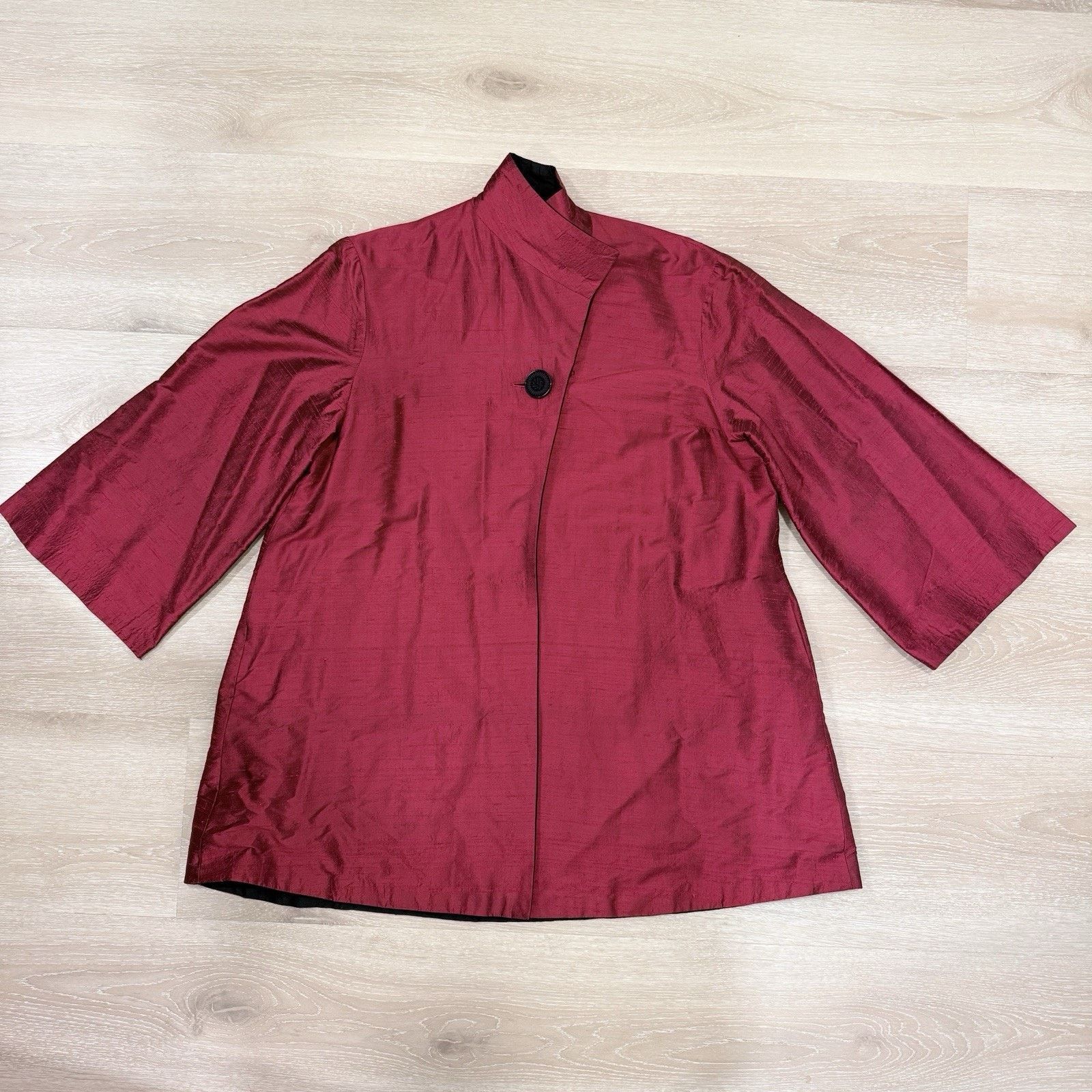 Other VTG Mariko Reversible Opera Coat - Silk Dupioni Statement Size ONE SIZE - 12 Thumbnail