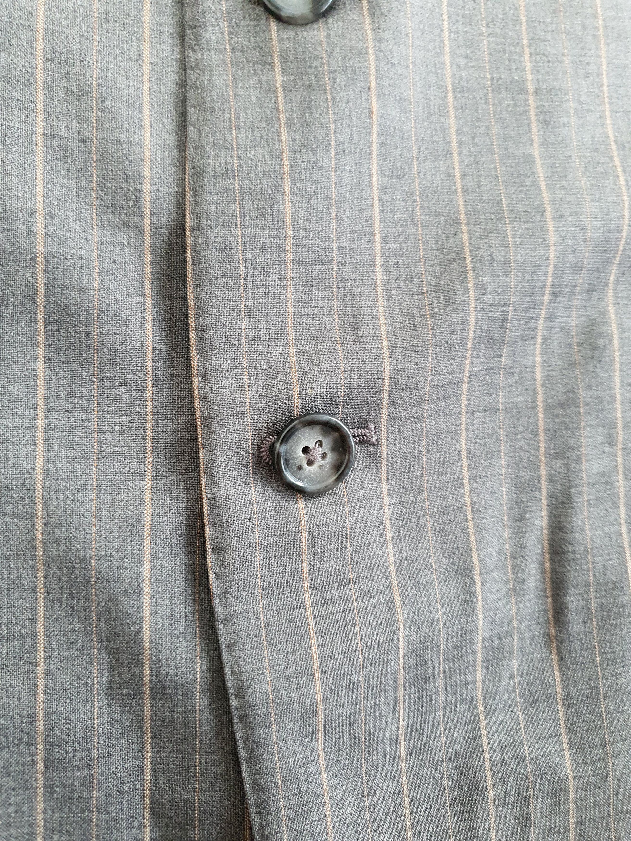 Corneliani Vintage (00s) LIFE Blazer Suit Jacket (Striped) - Sz EU 98 Size 38L - 12 Thumbnail