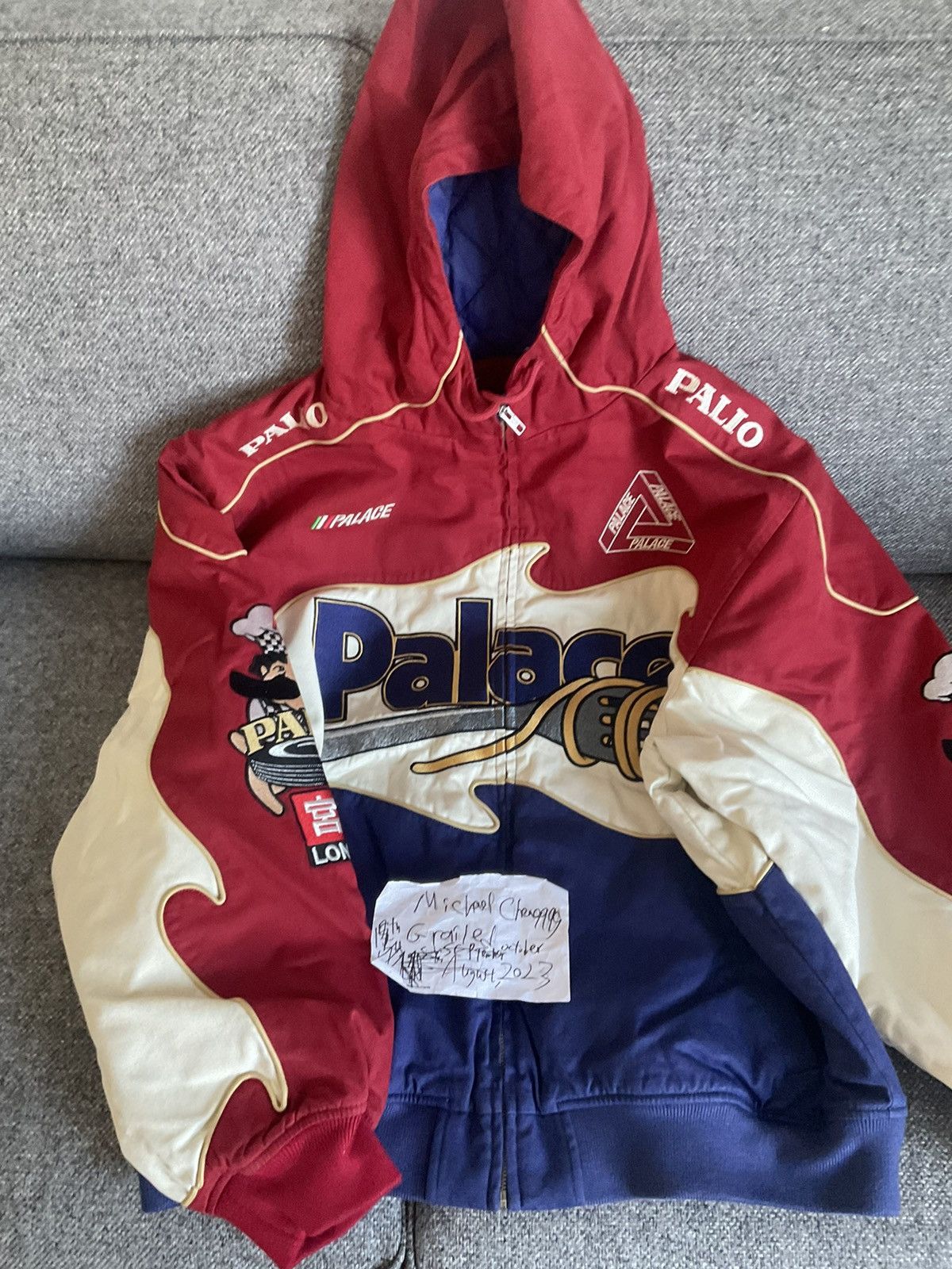 Palace Palace Pasta Jacket Tomato Red | Grailed 