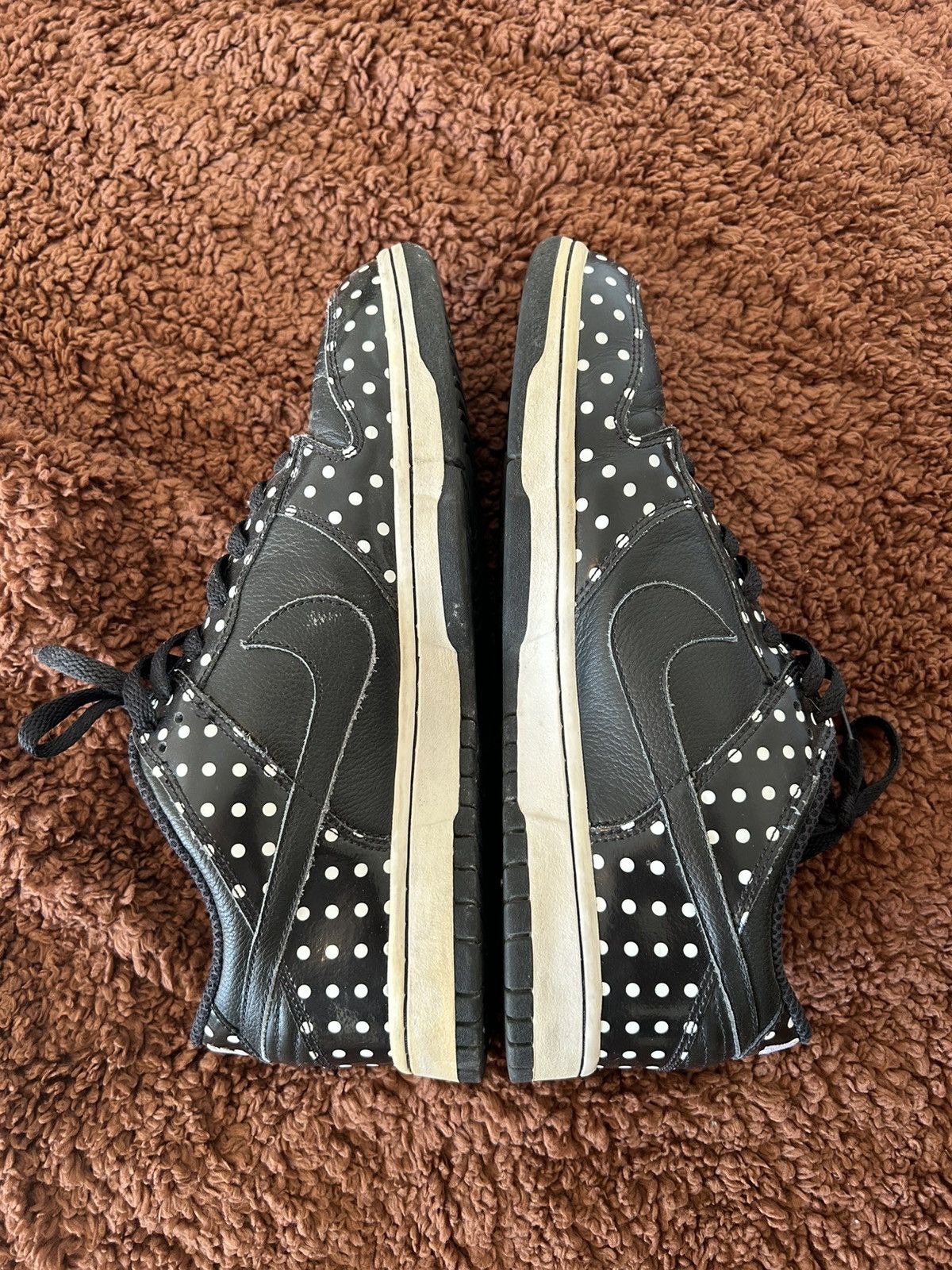 Fragment Design × Nike Nike Dunk Low Fragment Polka Dot Vintage 2005 Size US 9 / EU 42 - 4 Thumbnail