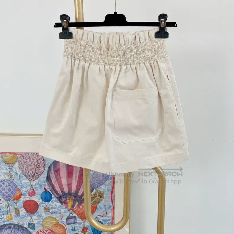 Hermes Hermes Beige skirt Size 42" / US 20 - 2 Thumbnail