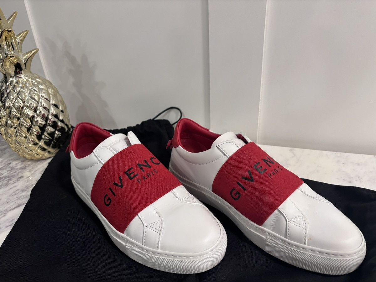 Givenchy GIVENCHY Urban Street logo leather sneakers Size US 7.5 / IT 37.5 - 1 Thumbnail