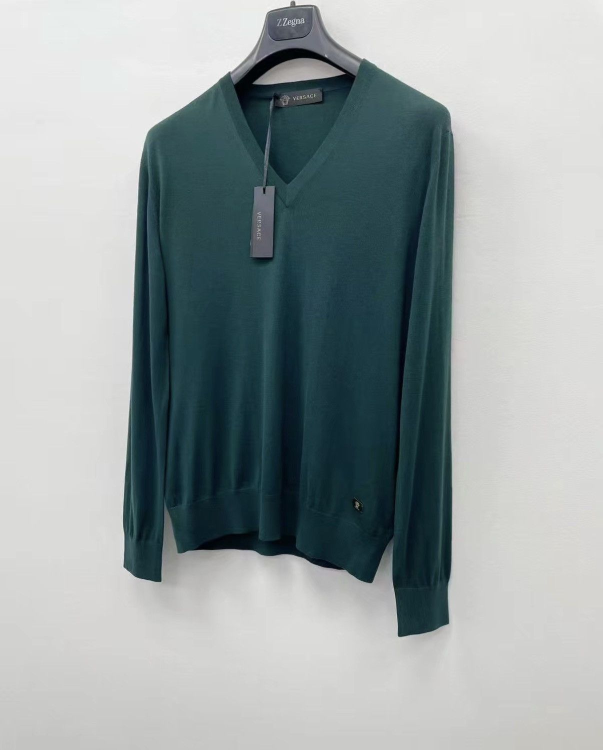 Versace VERSACE Mainline 100% Wool Sweater J30 Size US S / EU 44-46 / 1 - 2 Thumbnail