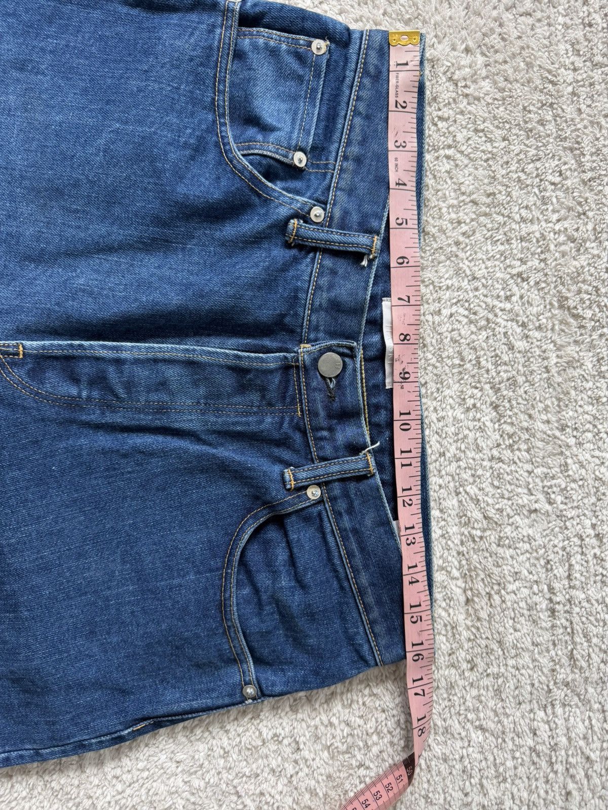 HATSKI HATSKI Wide Tapered Denim (HTK-22003) Used Wash Size 1 Size US 30 / EU 46 - 12 Thumbnail