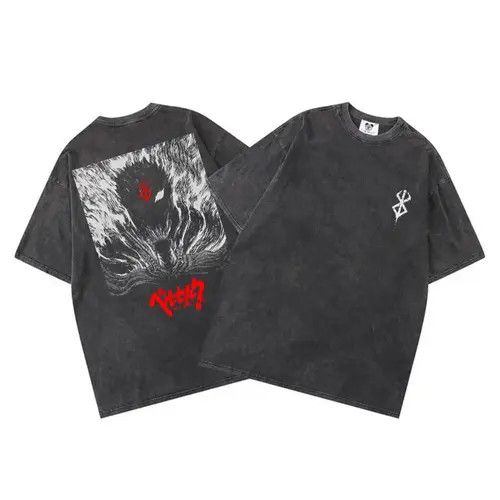 Japanese Brand Berserk Washed T-shirt Size US L / EU 52-54 / 3 - 4 Thumbnail
