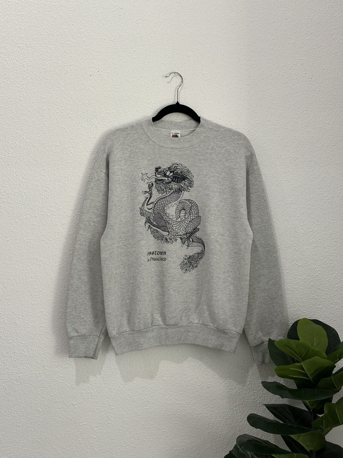 Fruit Of The Loom Vintage 90s Dragon Chinatown San Francisco Souvenir Crewneck Size US L / EU 52-54 / 3 - 1 Thumbnail