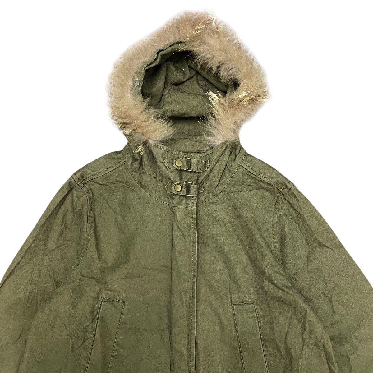 Japanese Brand SUCHA-GLOBAL WORK VINTAGE MILITARY PARKA FUR HOOD JACKET Size US M / EU 48-50 / 2 - 3 Thumbnail