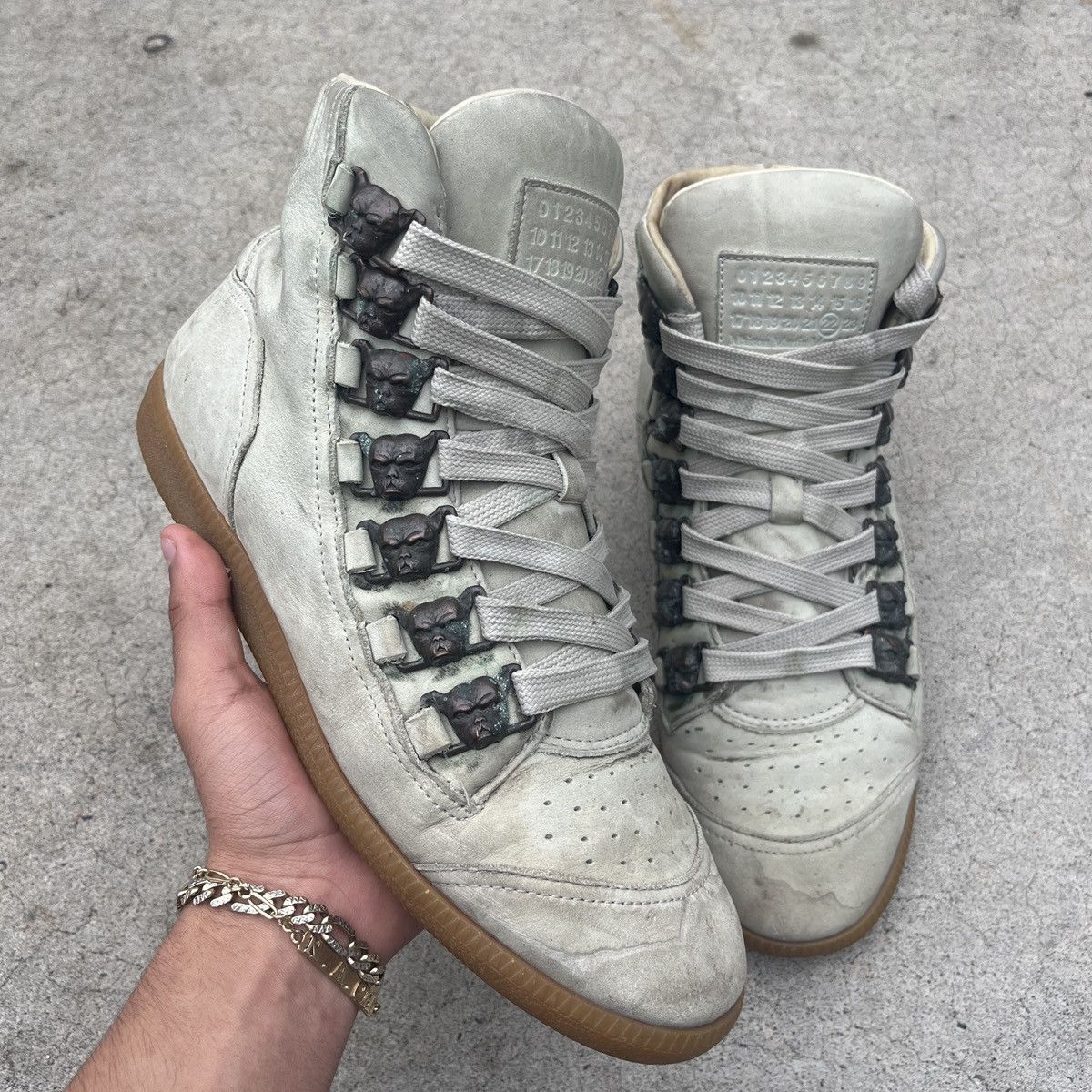 Maison Margiela Maison Margiela AW11 Bulldog Hi Tops Size US 8 / EU 41 - 1 Thumbnail
