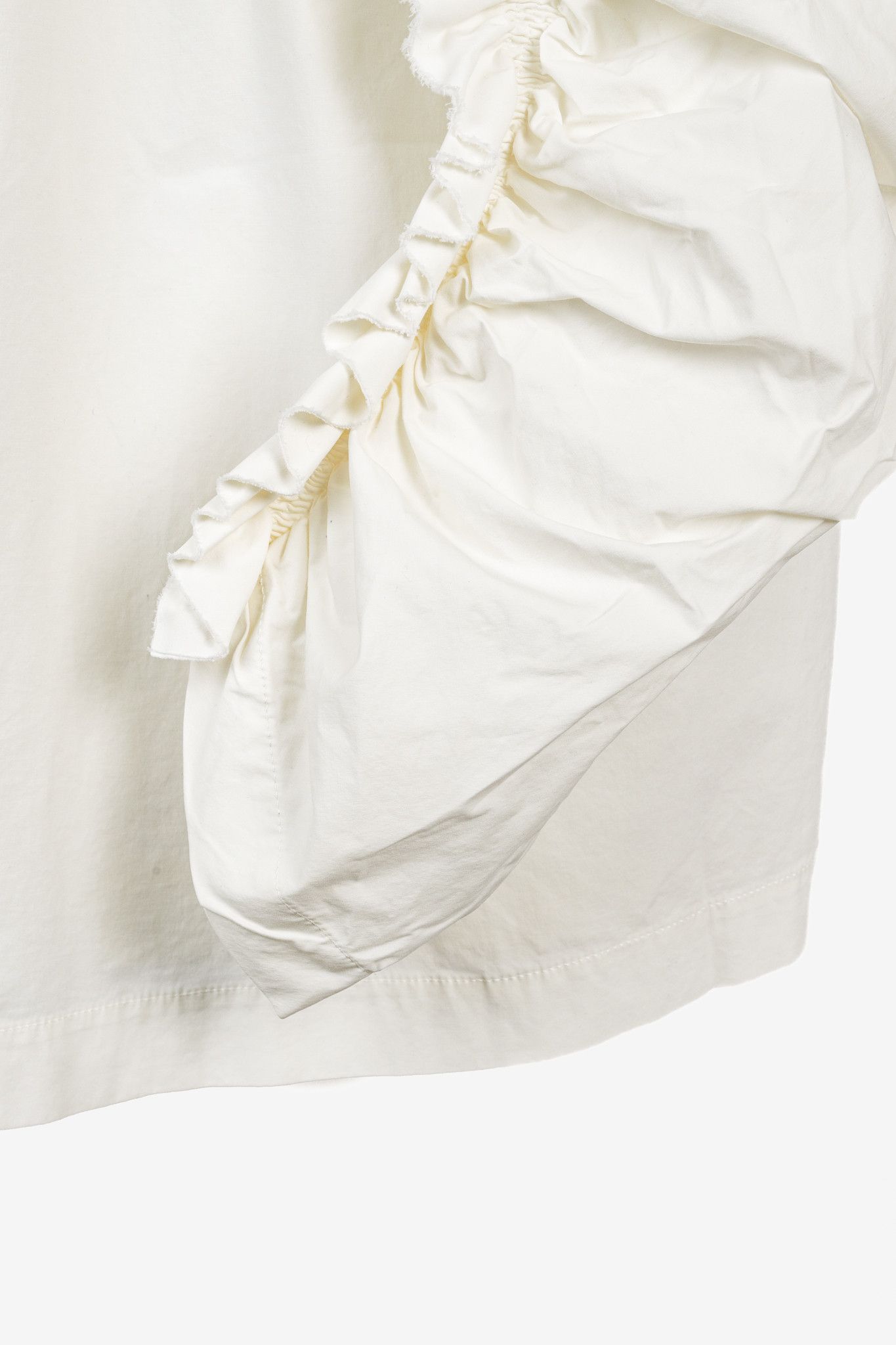MSGM MSGM Off-White Ruffle Sleeve Blouse Top Size L / US 10 / IT 46 - 7 Thumbnail