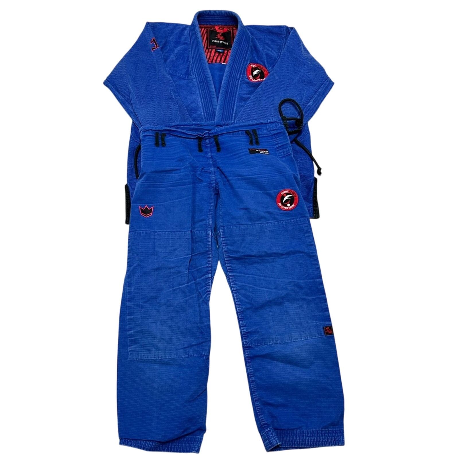 Other KINGZ Kimonos Fight Sports jiu jitsu FULL GI - Sz A3 Blue Size US XL / EU 56 / 4 - 1 Thumbnail