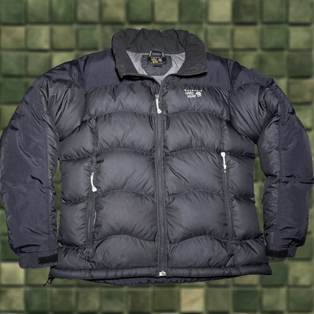 Mountain Hardwear VINTAGE Mountain Hardwear Jacket Womens L Black Puffer Down Gorpcore Coat Flaw On Right Pocket Size L / US 10 / IT 46 - 1 Thumbnail