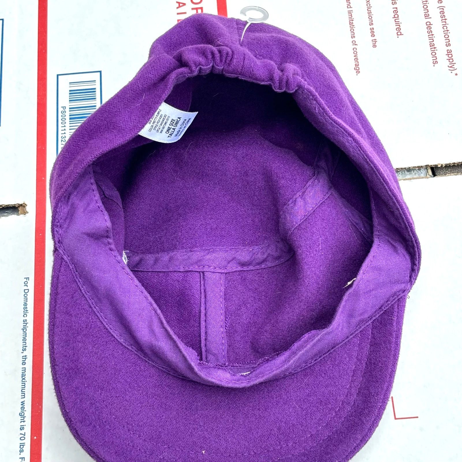Other Y2K Purple Sequin Star Cadet Hat Size ONE SIZE - 6 Thumbnail