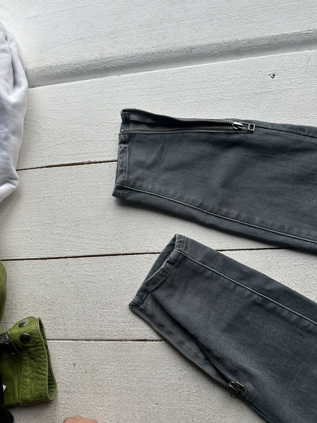 G-Star 🚨VNTG G STAR RAW GRAY FADED RARE AVANT GARDE JEANS Y2K Size 26" / US 2 / IT 38 - 4 Thumbnail