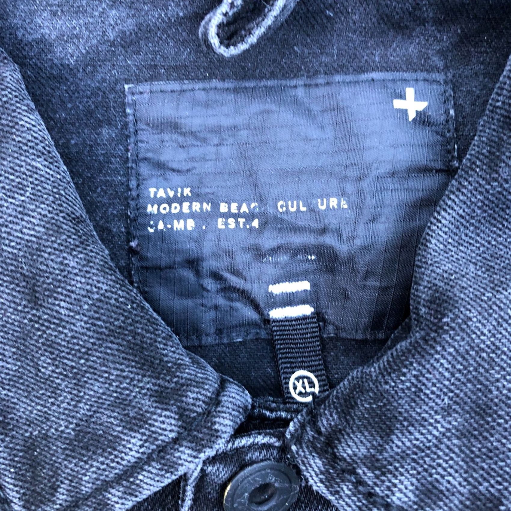 Tavik TAVIK Black Dyed Denim Jacket XL Men's Black L/S Jean Collared Size US 36 / EU 52 - 3 Thumbnail