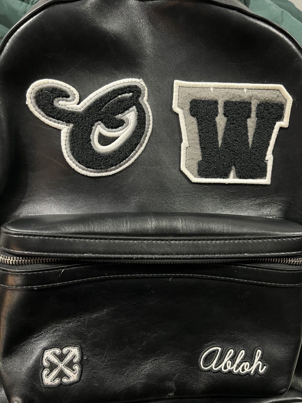 Off-White Off-White Varsity Patch Leather Backpack Size 40 - 13 Thumbnail