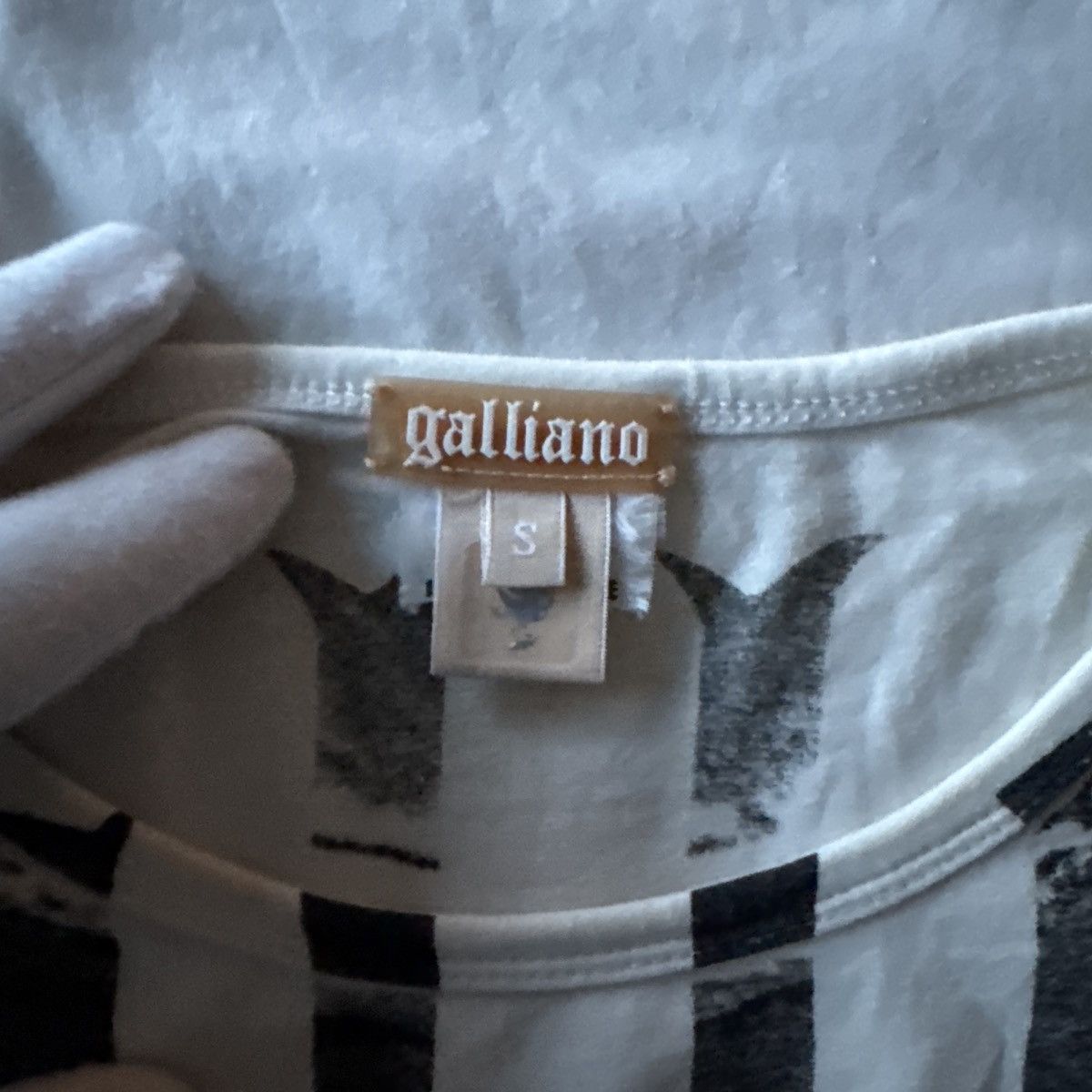 John Galliano Galliano Gazette t shirts sz small Size S / US 4 / IT 40 - 3 Thumbnail