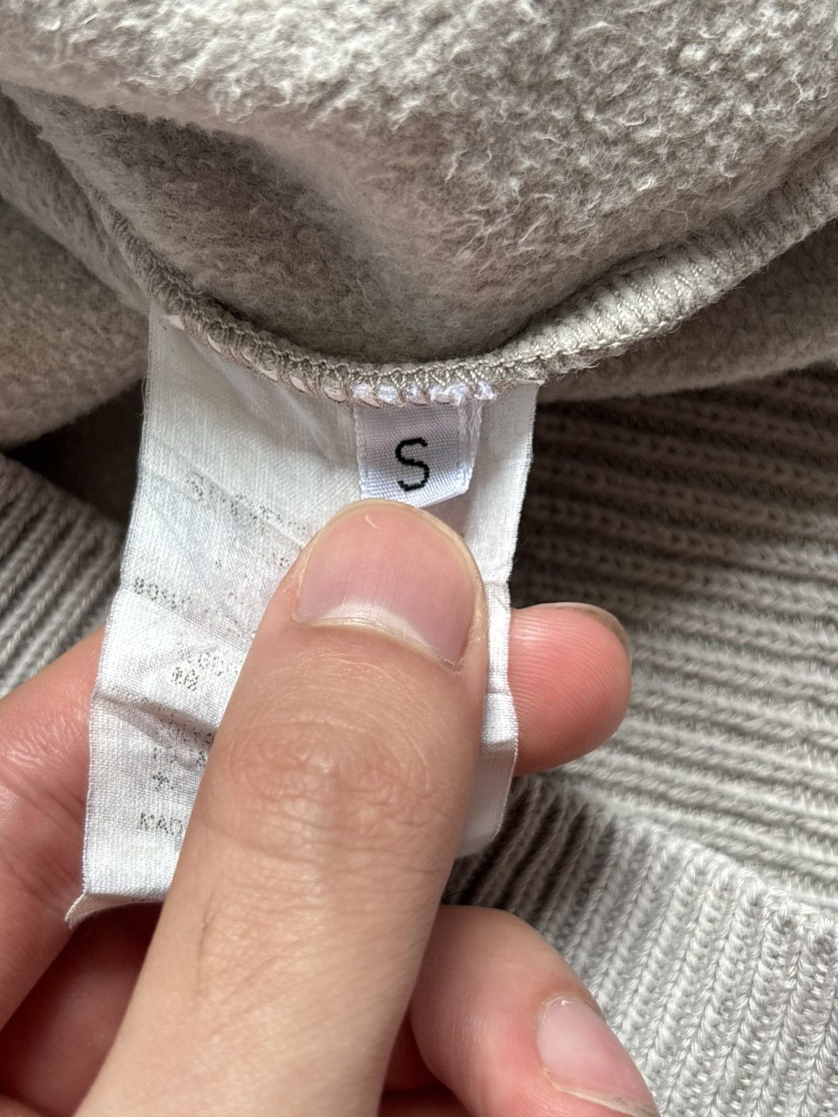 Stone Island AW06 STONE ISLAND DENIMS QUARTER ZIP FLEECE SWEATSHIRT (S) Size US S / EU 44-46 / 1 - 9 Thumbnail