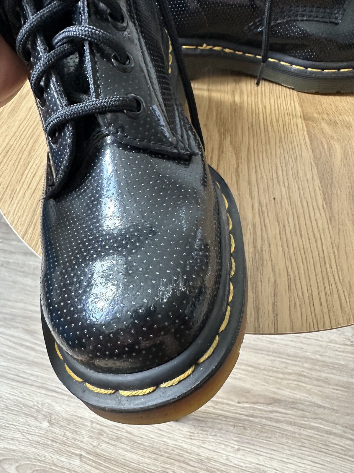 Dr. Martens Dr. Martens Dot Leather Combat Boots Size US 8.5 / IT 38.5 - 4 Thumbnail
