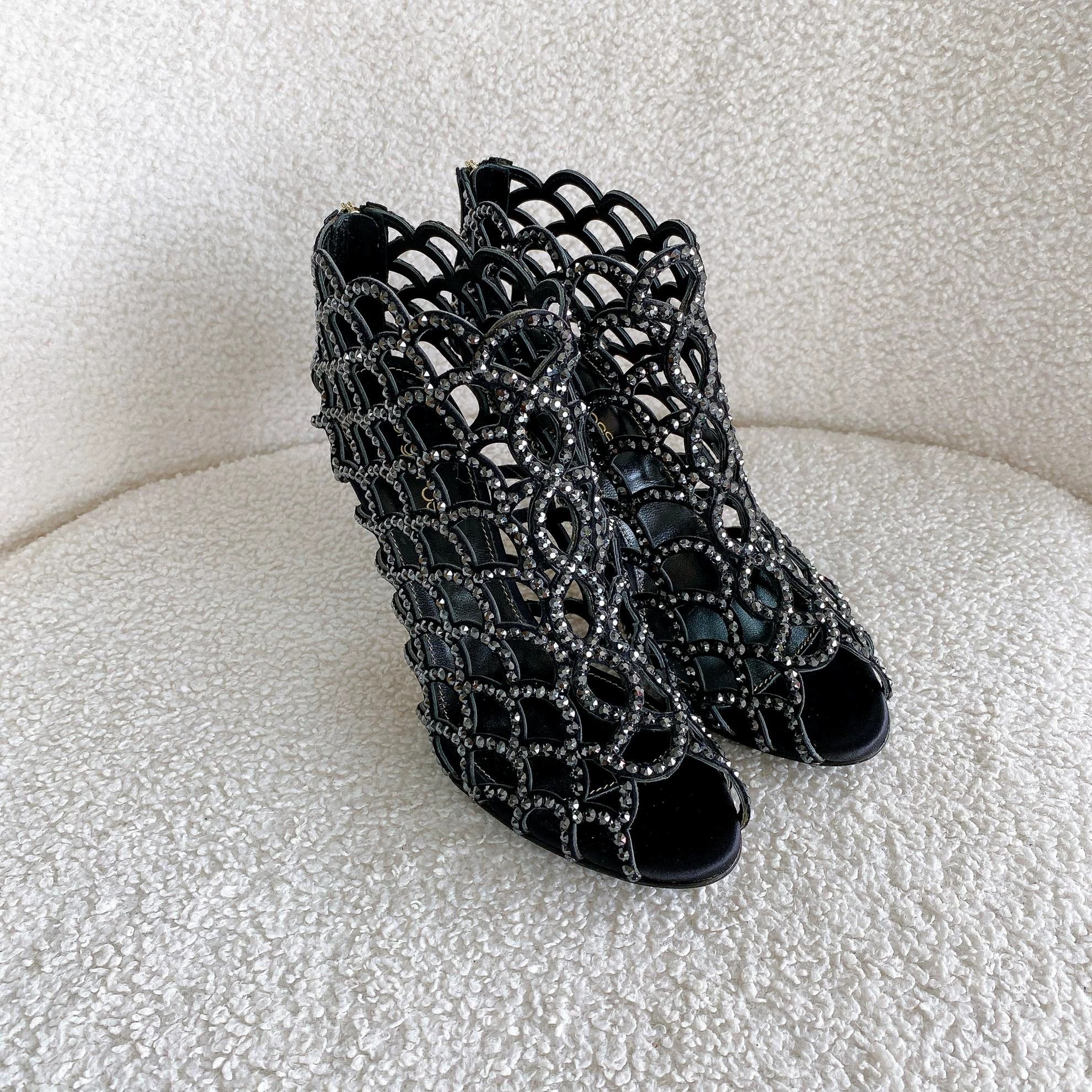 Sergio Rossi Sergio Rossi Women's Black High Heels 36.5 Size US 6 / IT 36 - 3 Thumbnail