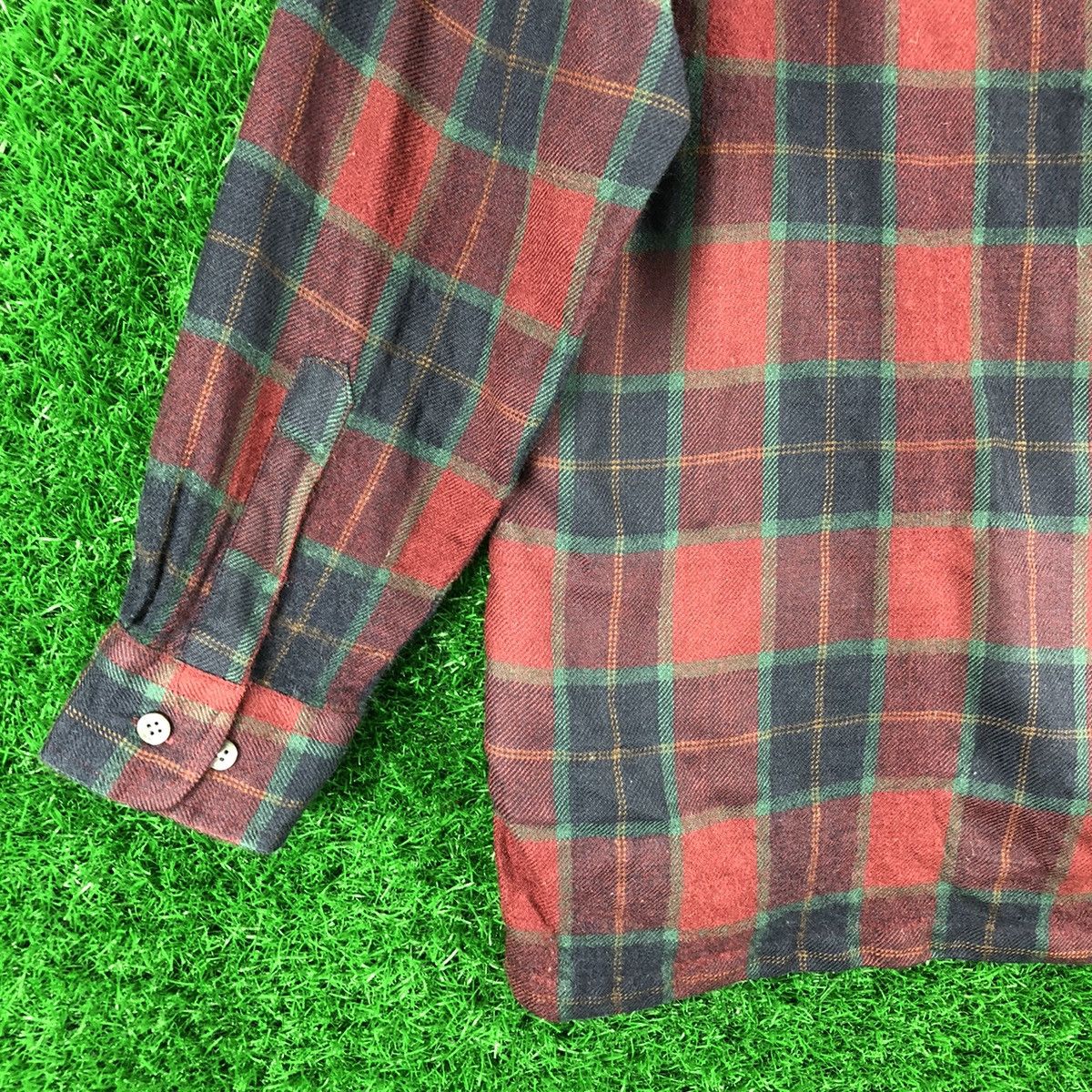 Japanese Brand Vintage 80'a Wool Flannel Checkered by Key Largo Size US S / EU 44-46 / 1 - 6 Thumbnail