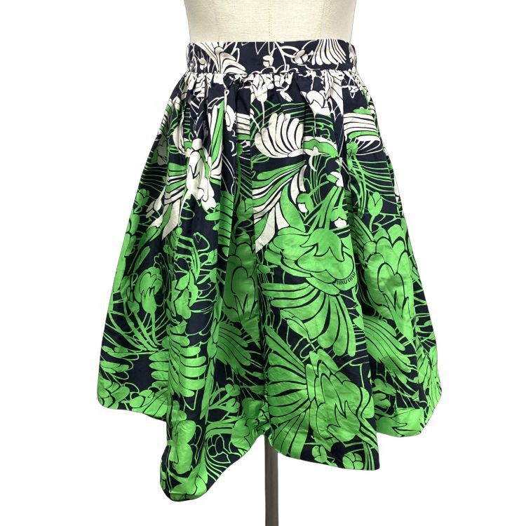 Miu Miu Miu Miu Floral Silk Mini Skirt Size 38 Size 26" / US 2 / IT 38 - 1 Thumbnail