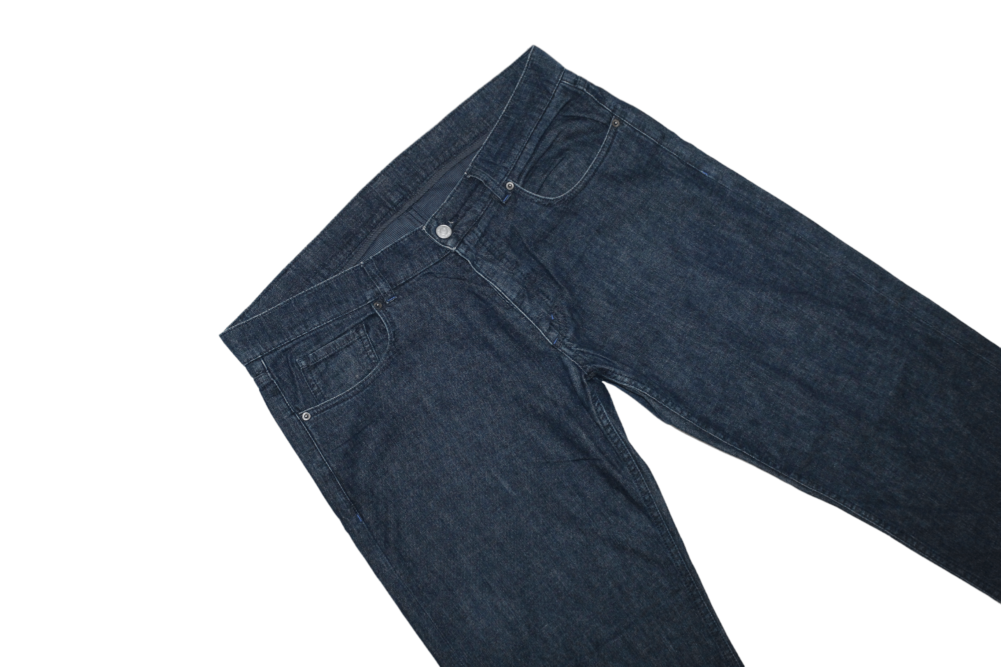 Jil Sander Jil Sander Straight-Leg Bootcut Deep Indigo Wash Denim Pants Size US 37 - 3 Thumbnail