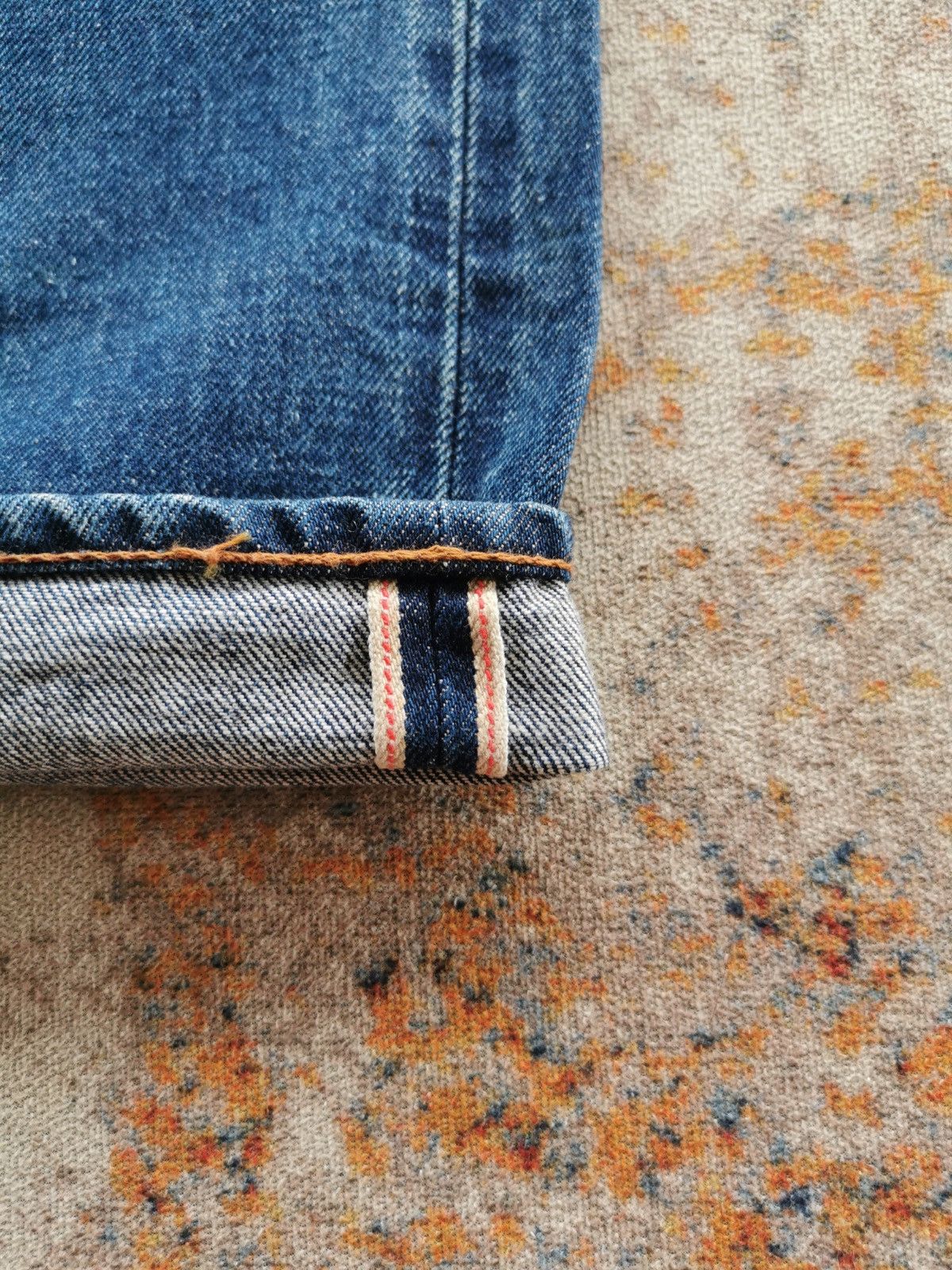 Japanese Brand × Jean × Self Edge Paper Chest Selvedge Japan Jeans Size US 31 - 2 Thumbnail