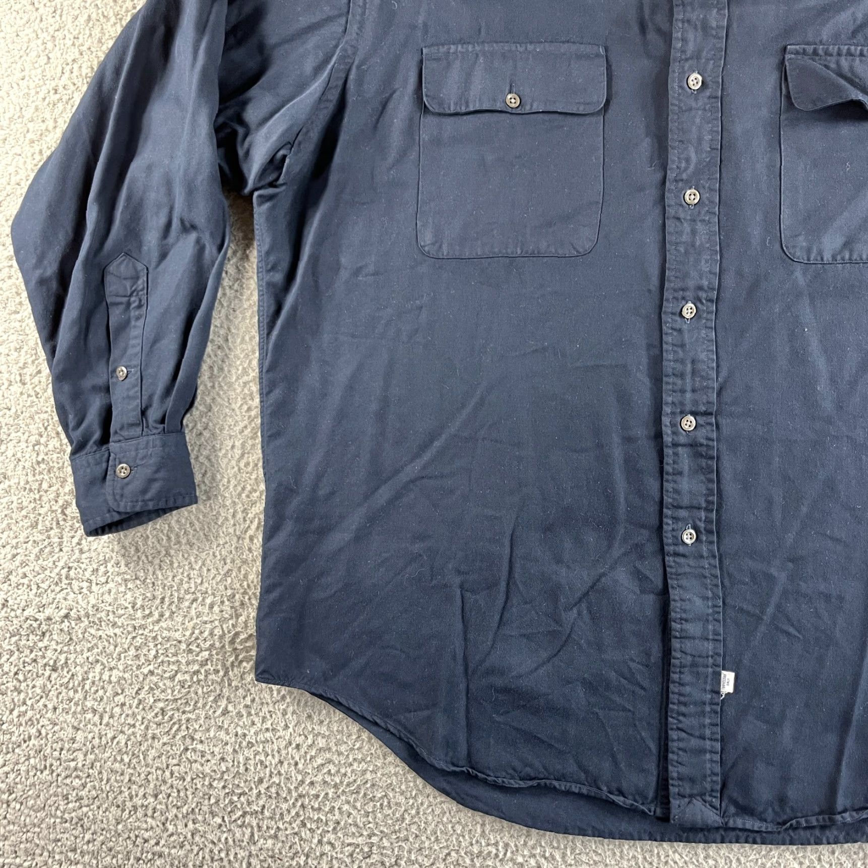 Polo Ralph Lauren VINTAGE Polo Ralph Lauren Shirt Mens Large Blue Button Up Rayon Casual Singapore Size US L / EU 52-54 / 3 - 5 Thumbnail
