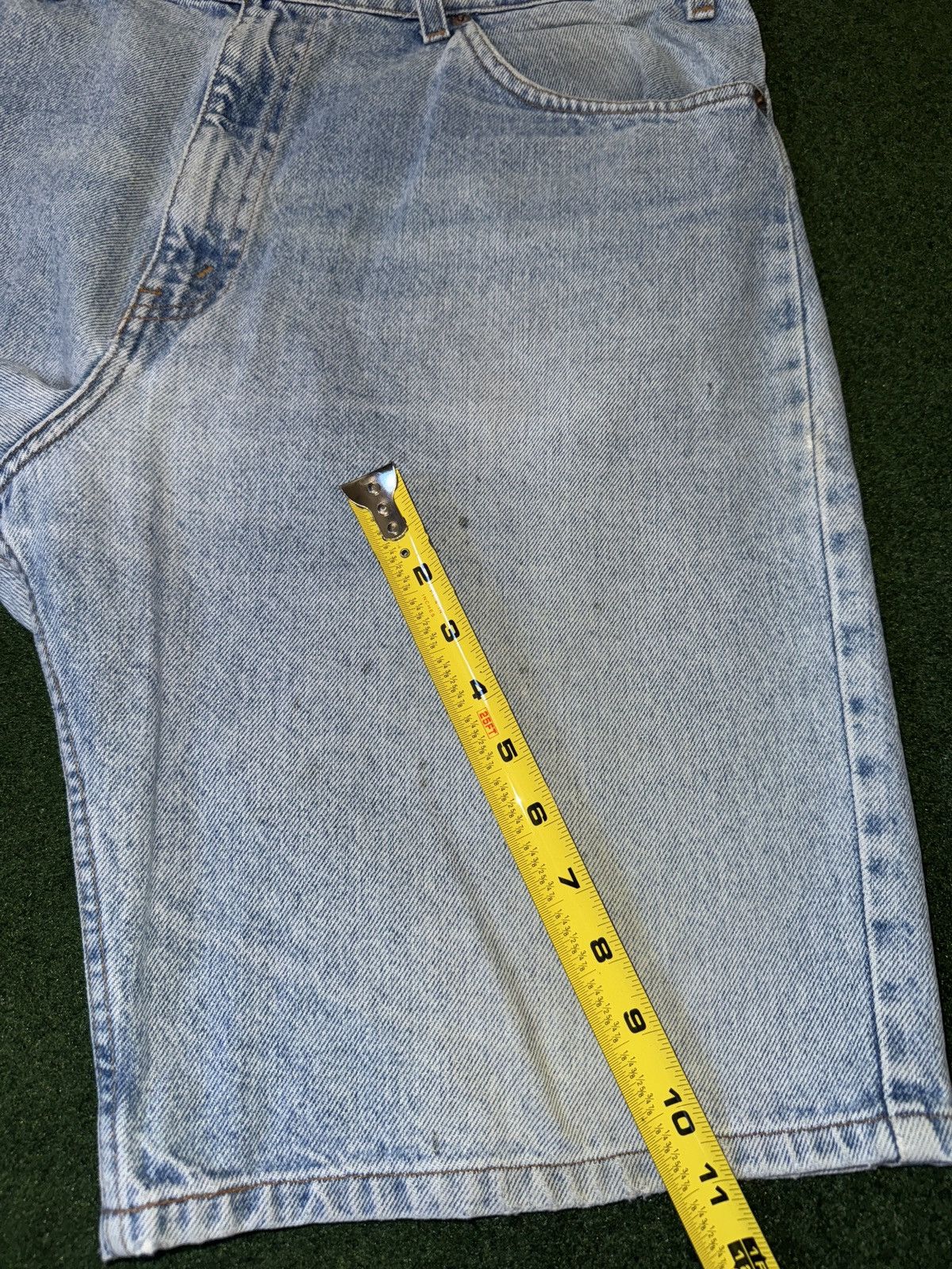 Levi's Vintage Clothing Vtg 90s Levi’s 550 Jorts Relaxed Light Wash Denim Shorts Size US 38 / EU 54 - 11 Thumbnail