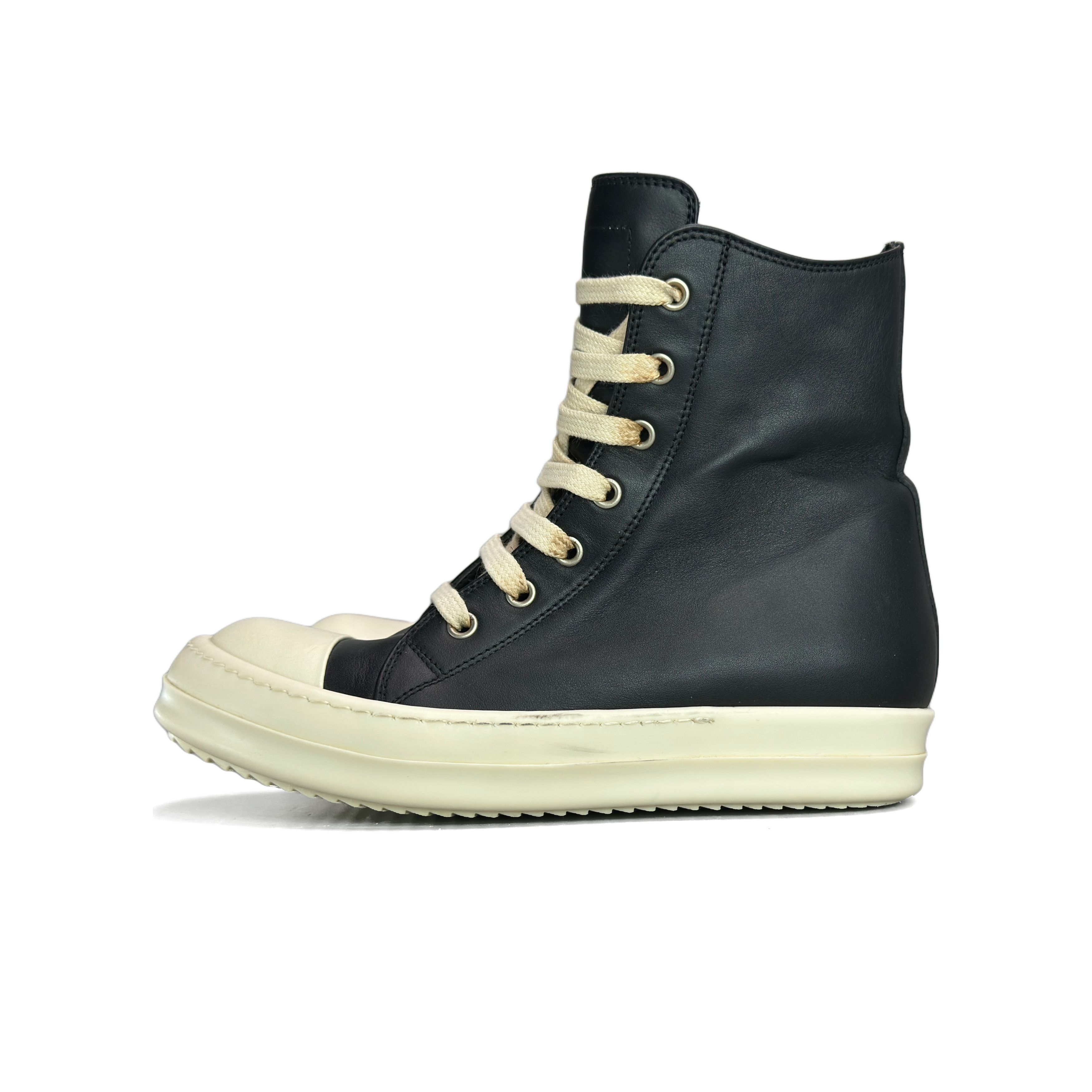 Rick Owens Rick Owens Leather High Top Sneakers Size 36 Size US 6 / IT 36 - 1 Thumbnail